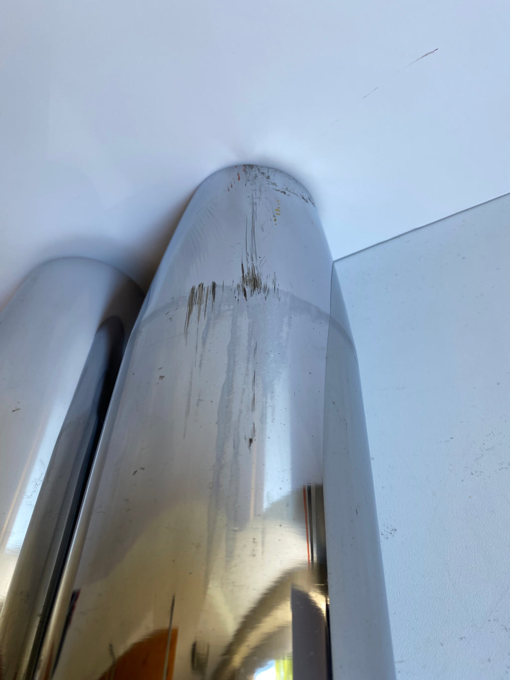 Harley Davidson Touring Original Muffler Set REF OEM 65538-85 &amp; 65539-86