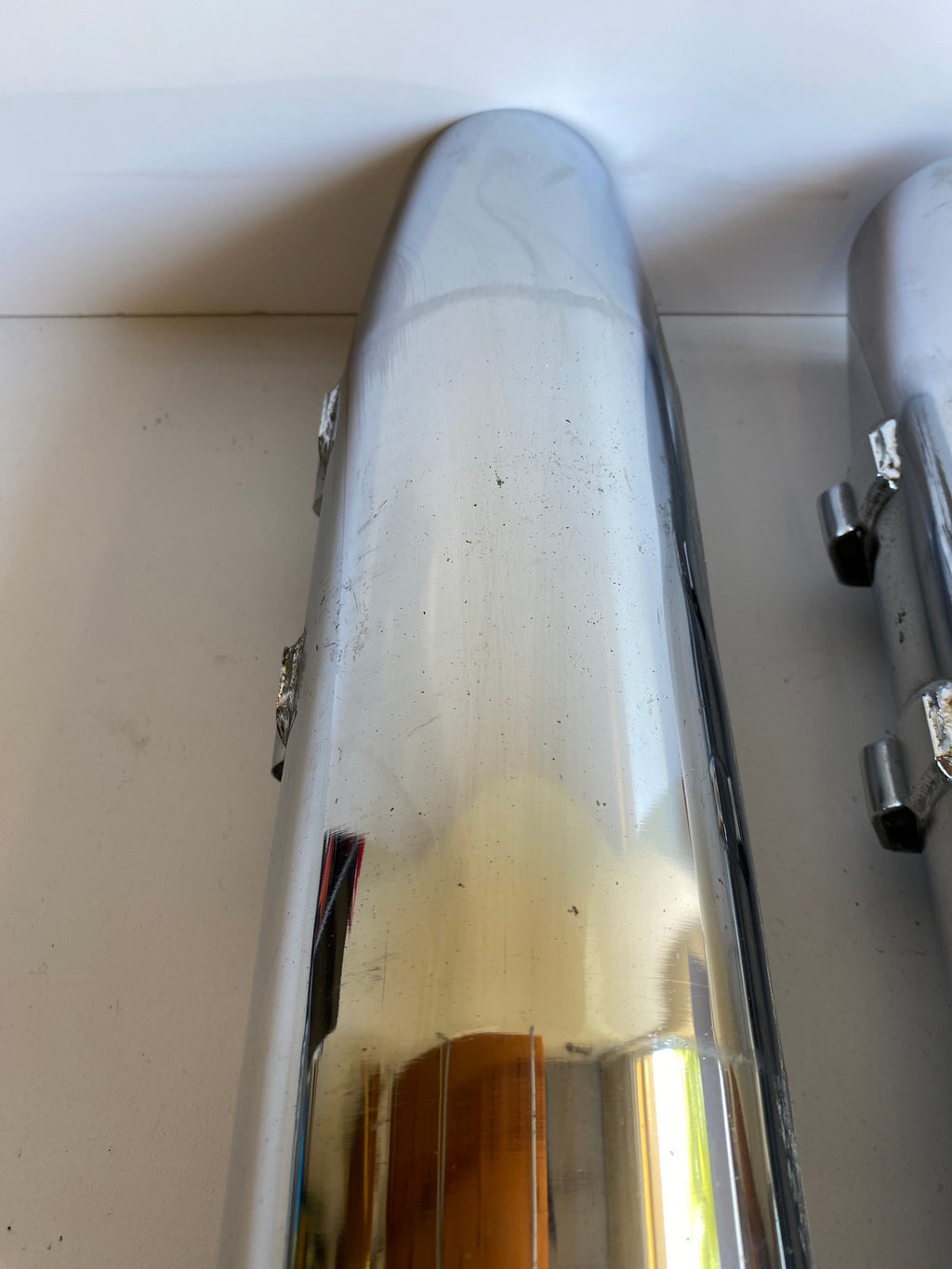 Harley Davidson Touring Original Muffler Set REF OEM 65538-85 &amp; 65539-86