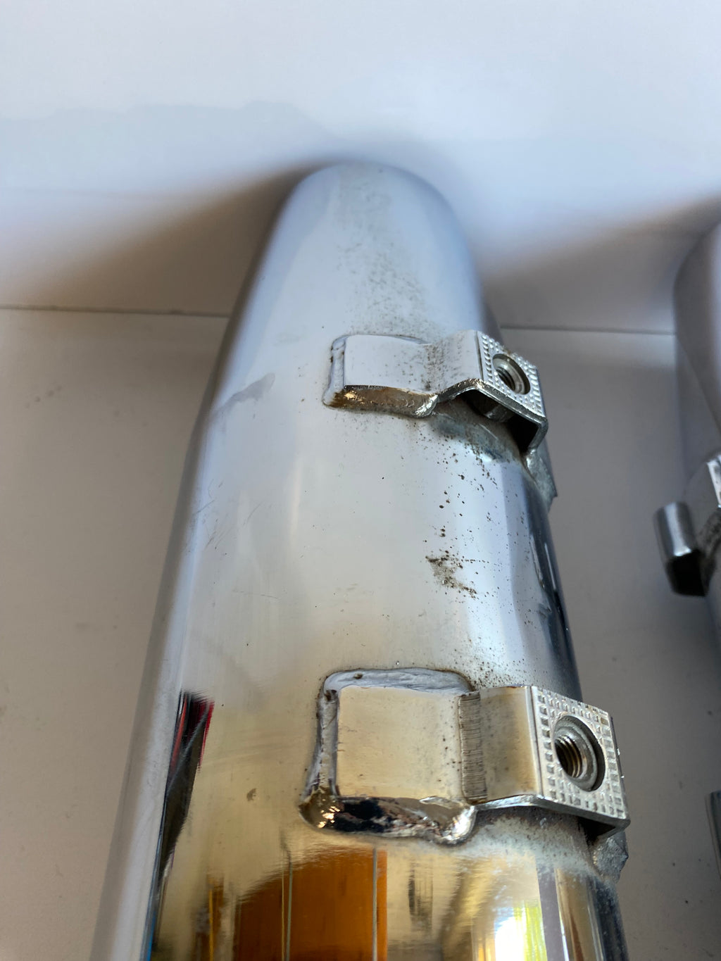 Harley Davidson Touring Original Muffler Set REF OEM 65538-85 &amp; 65539-86