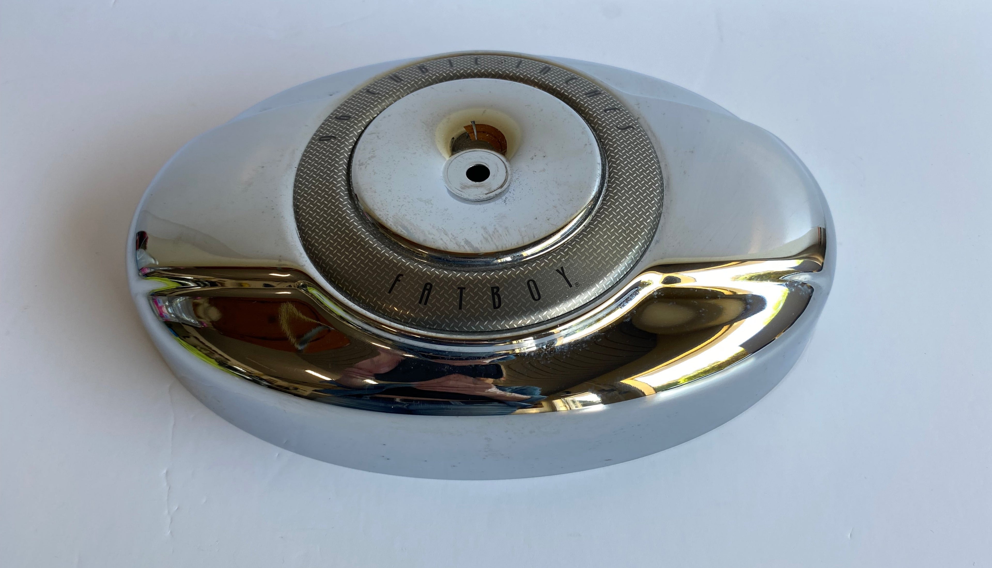 Couvercle de filtre à air Softail Fat Boy 96ci chromé Harley Davidson REF OEM 29121-07