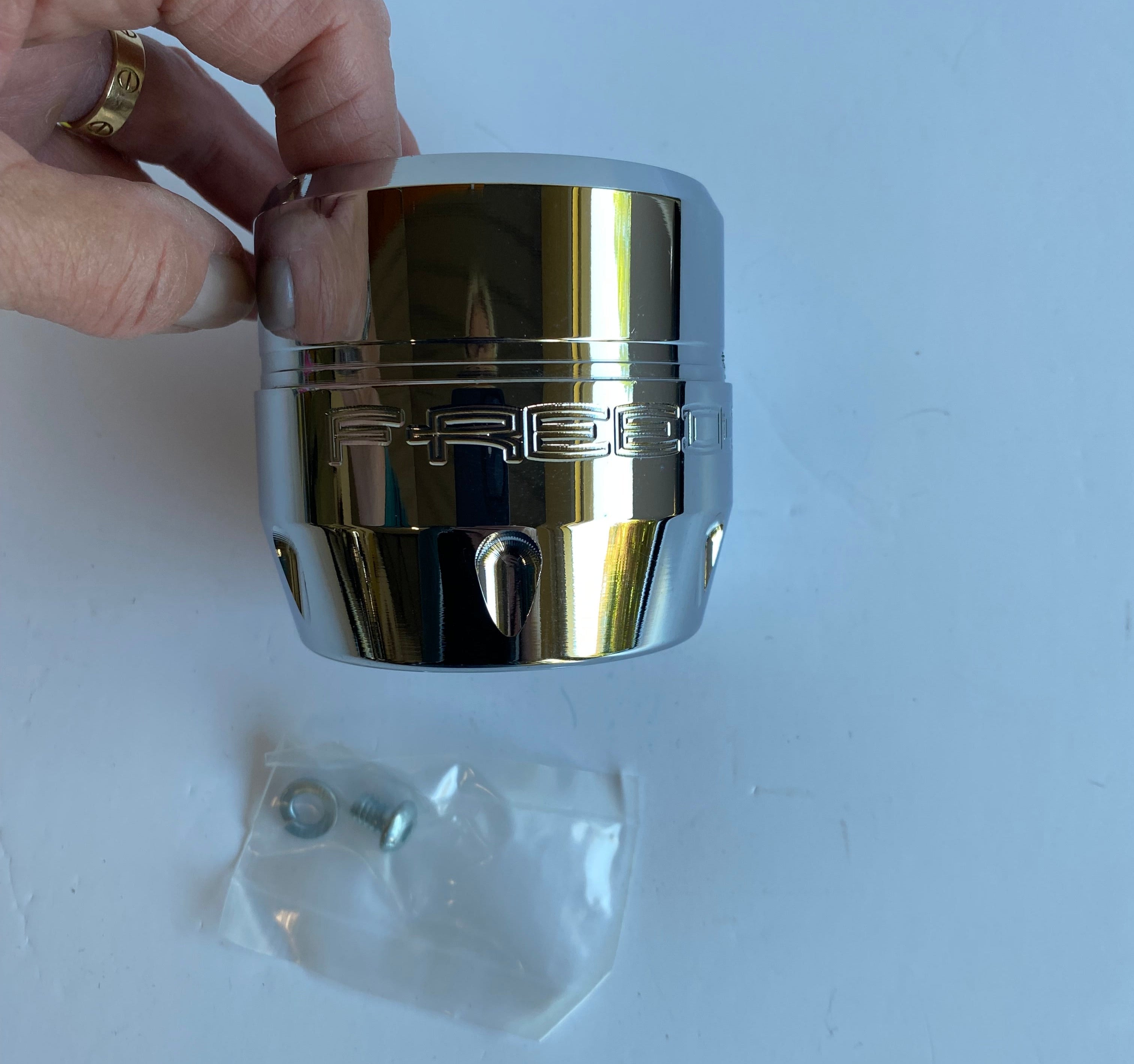 Harley Davidson FREEDOM Signature 3-1/4 Chrome Exhaust Muffler Tip REF AC00058
