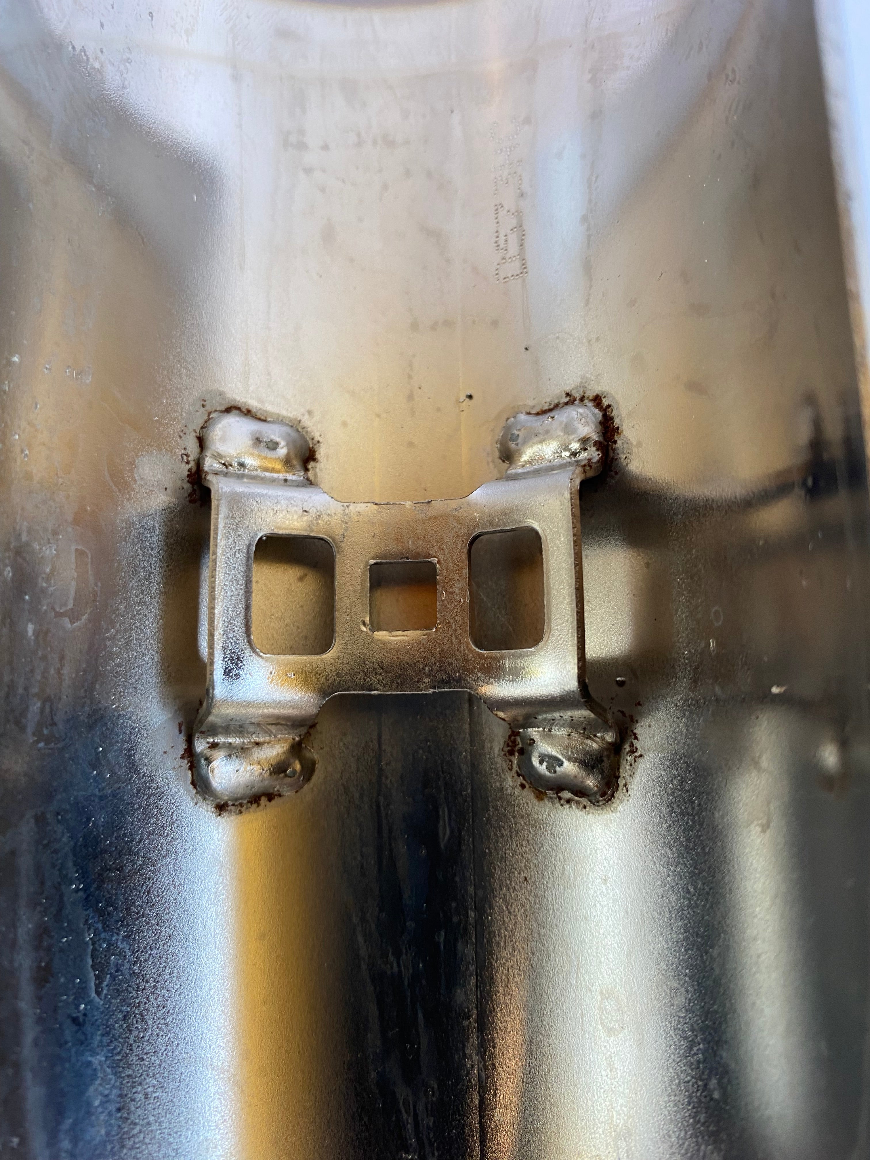 Heat shield Vance&amp;Hines power dual crossover Chrome Harley Davidson REF D573HC
