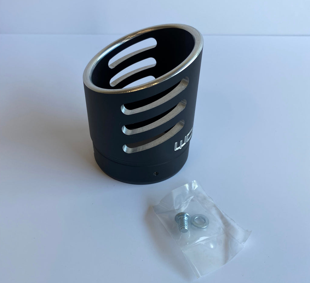 Embout noir de silencieux d'échappement FREEDOM Racing 3-1/4 Harley Davidson REF AC00070