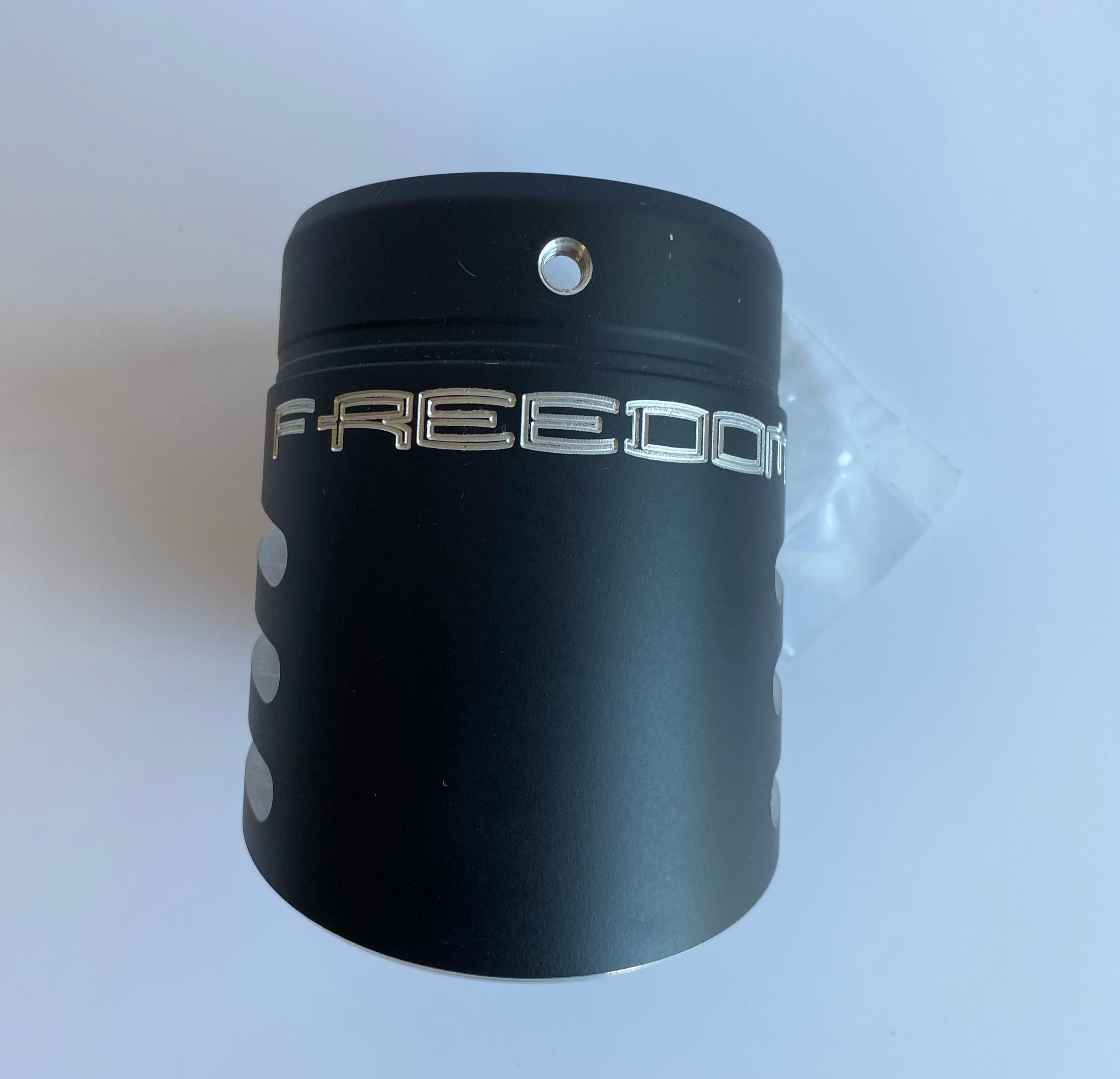 FREEDOM Racing 3-1/4 Harley Davidson Exhaust Muffler Tip Black REF AC00070