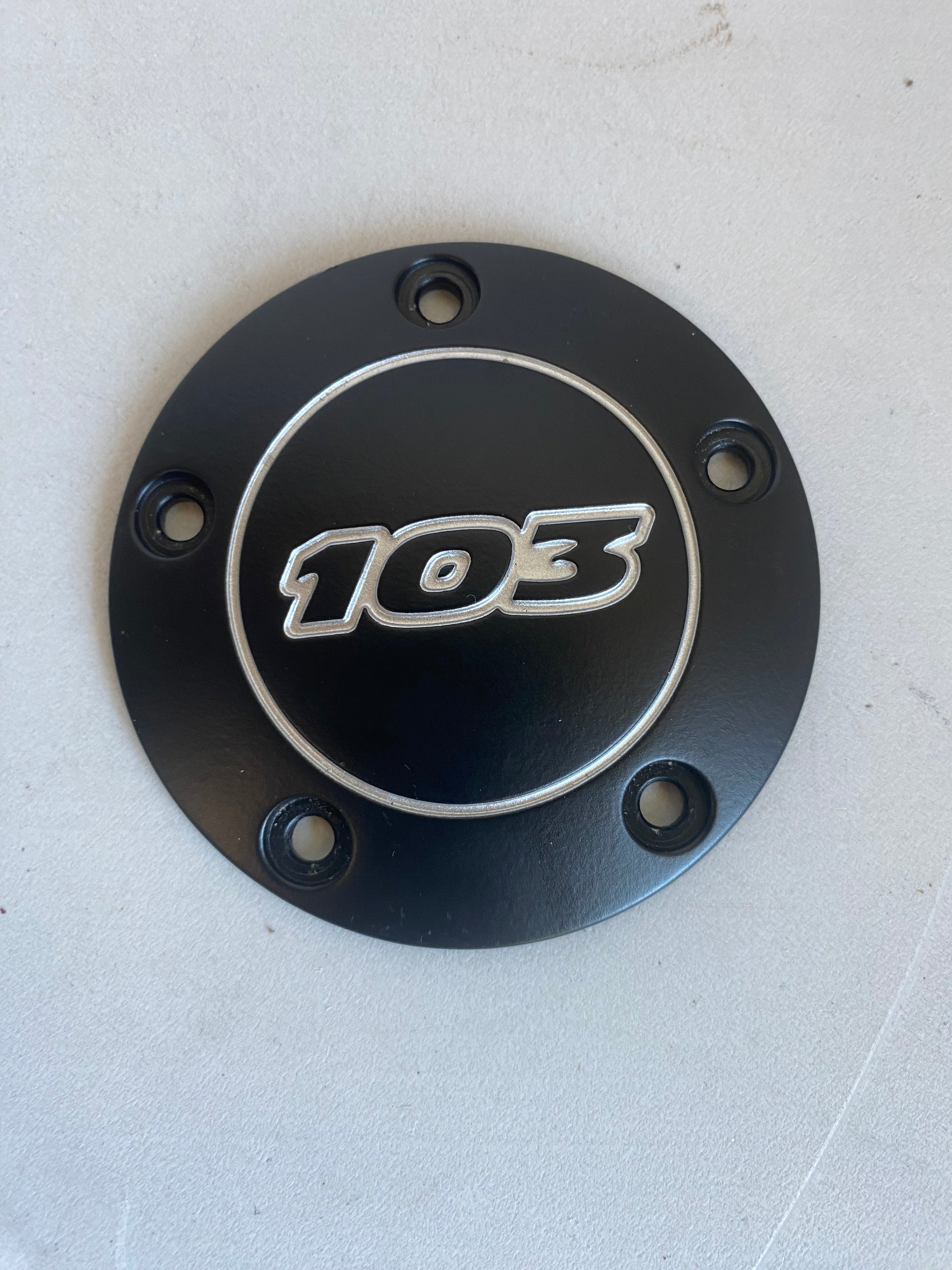 Timer cover noir 103 Twin Cam Harley Davidson REF OEM 25700083