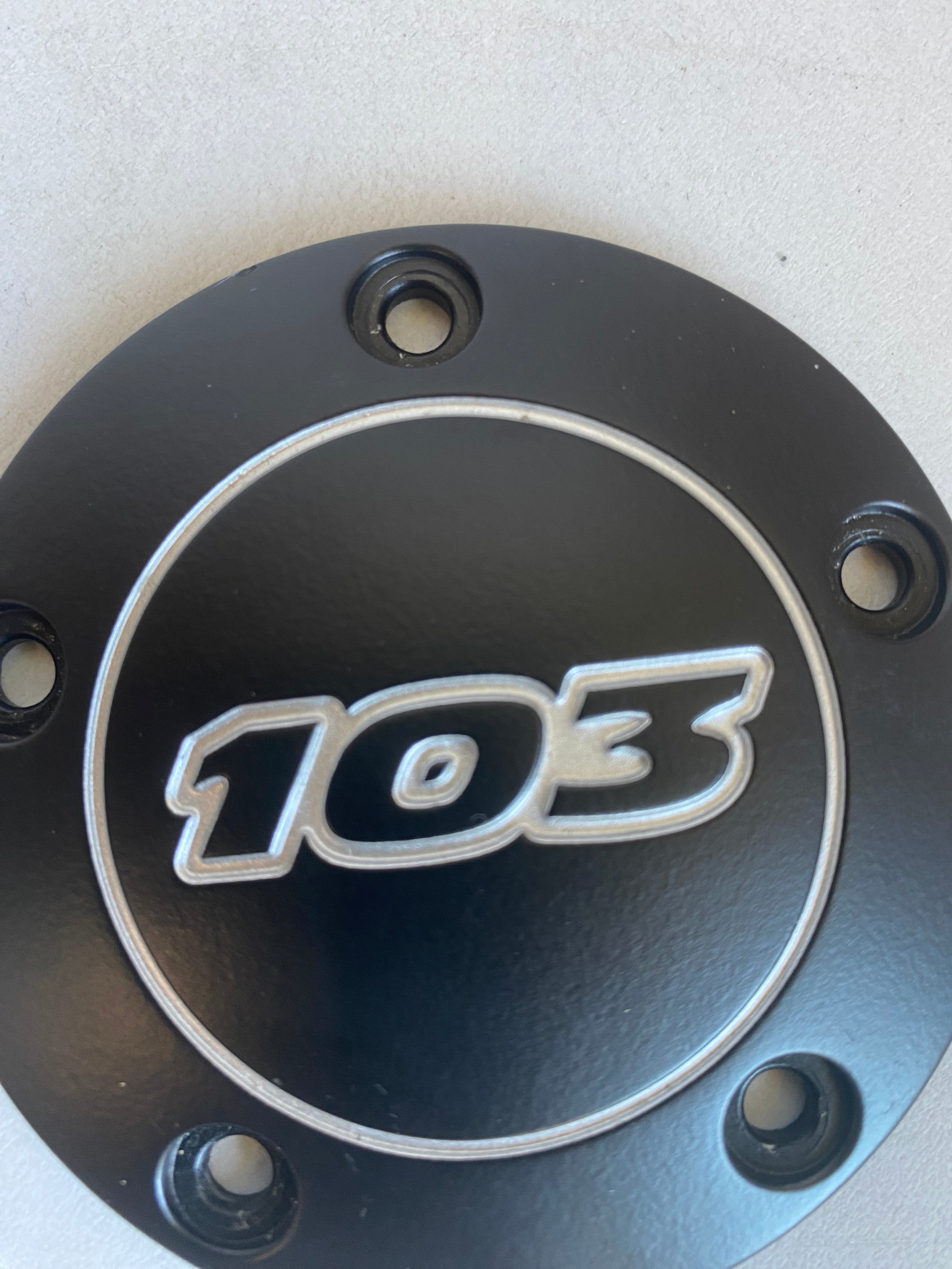 Timer cover noir 103 Twin Cam Harley Davidson REF OEM 25700083