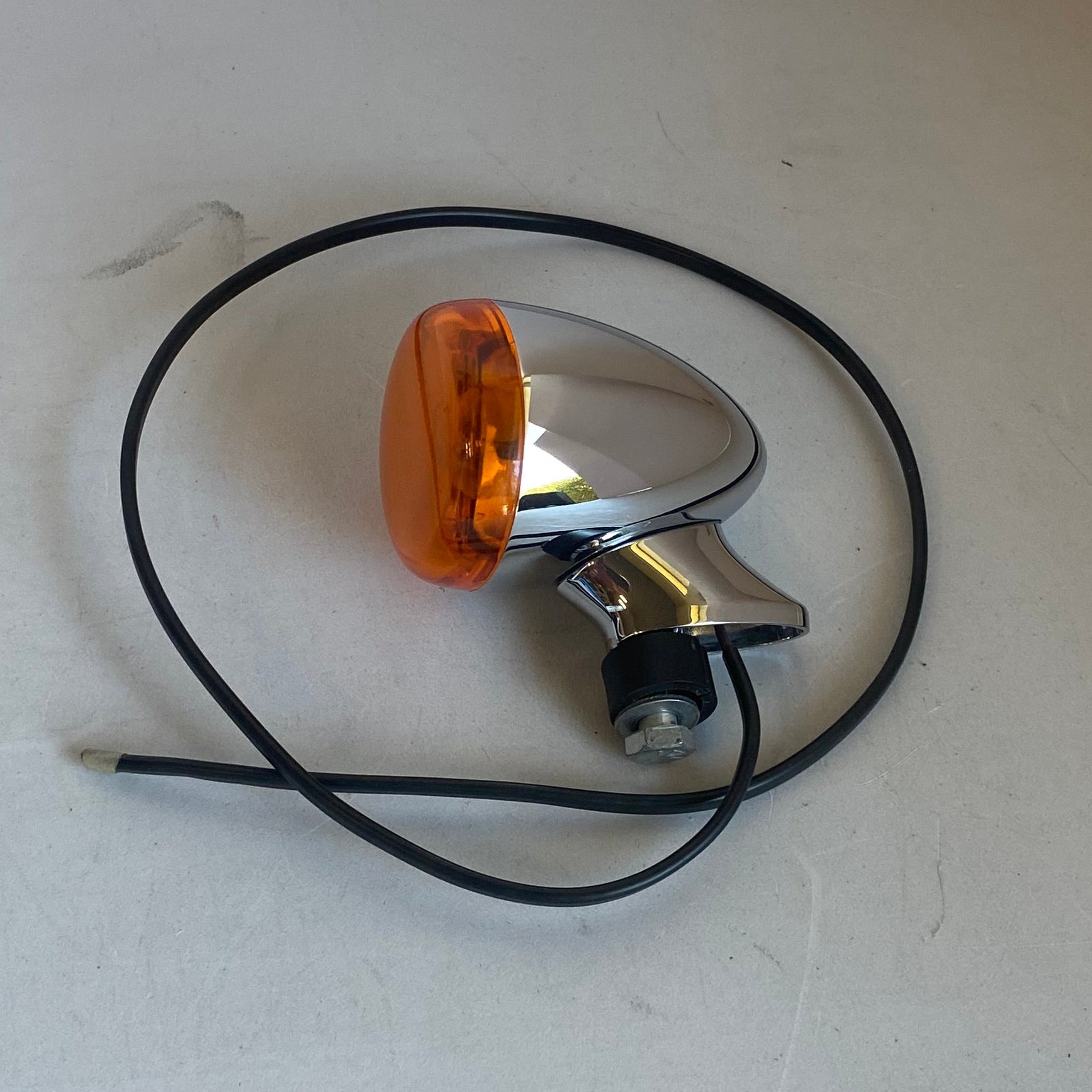 Clignotant arriere chromé avec support Harley Davidson REF OEM 68978-00