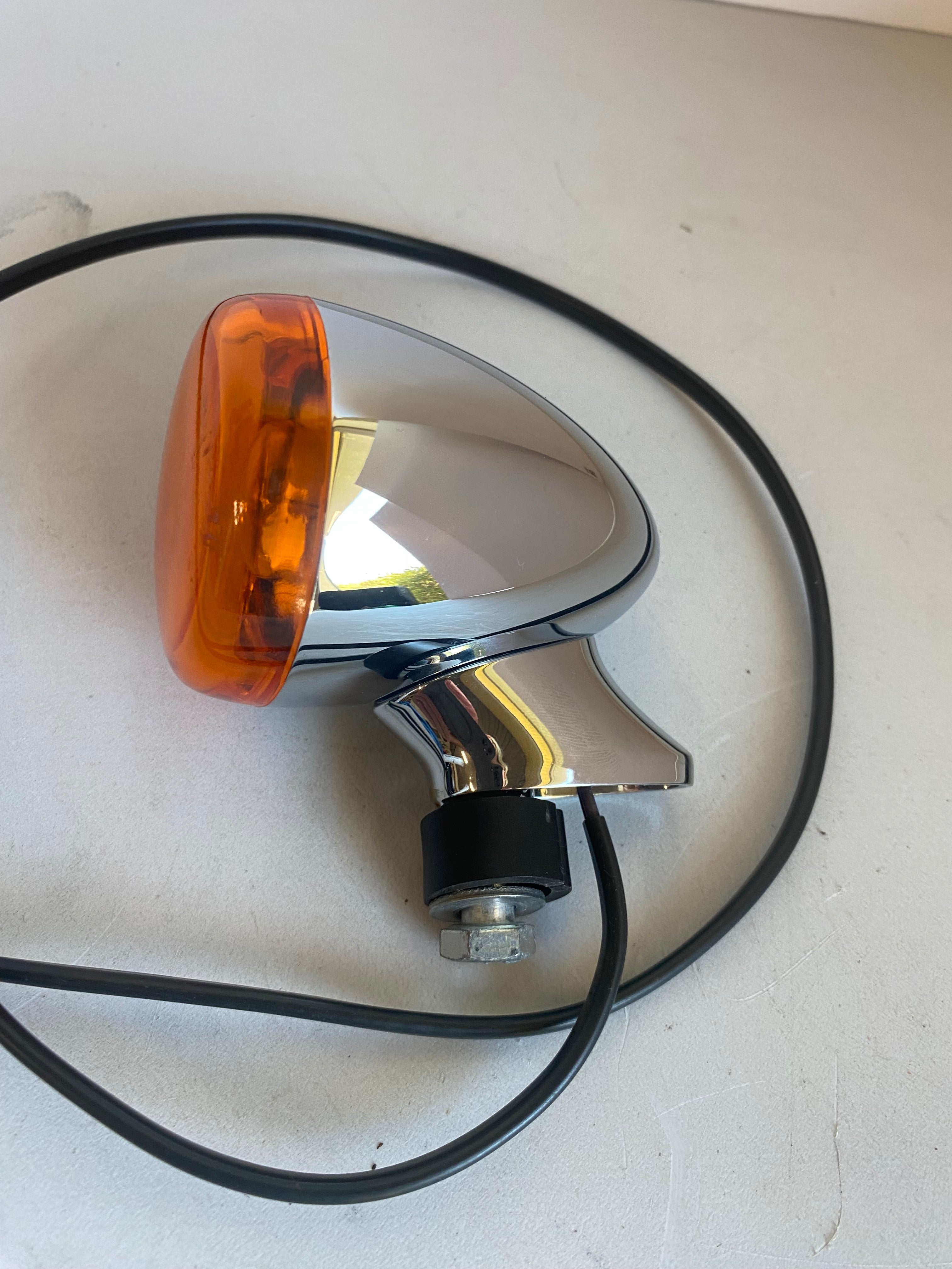 Clignotant arriere chromé avec support Harley Davidson REF OEM 68978-00
