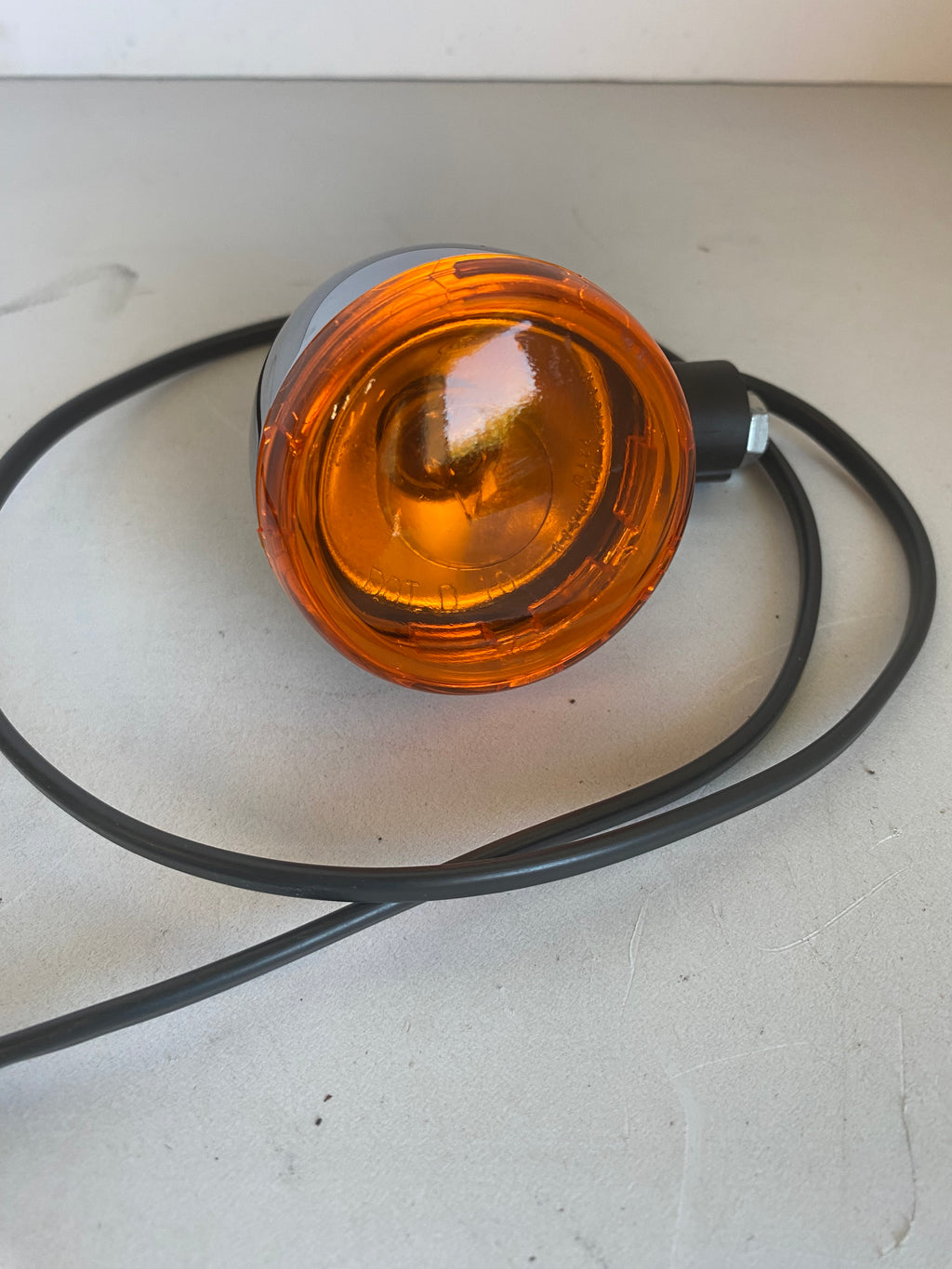 Clignotant arriere chromé avec support Harley Davidson REF OEM 68978-00