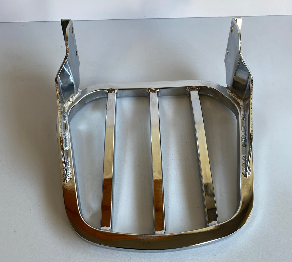 Chrome package rack on sissy bar Dyna Fat Bob Harley Davidson REF OEM 53982-08