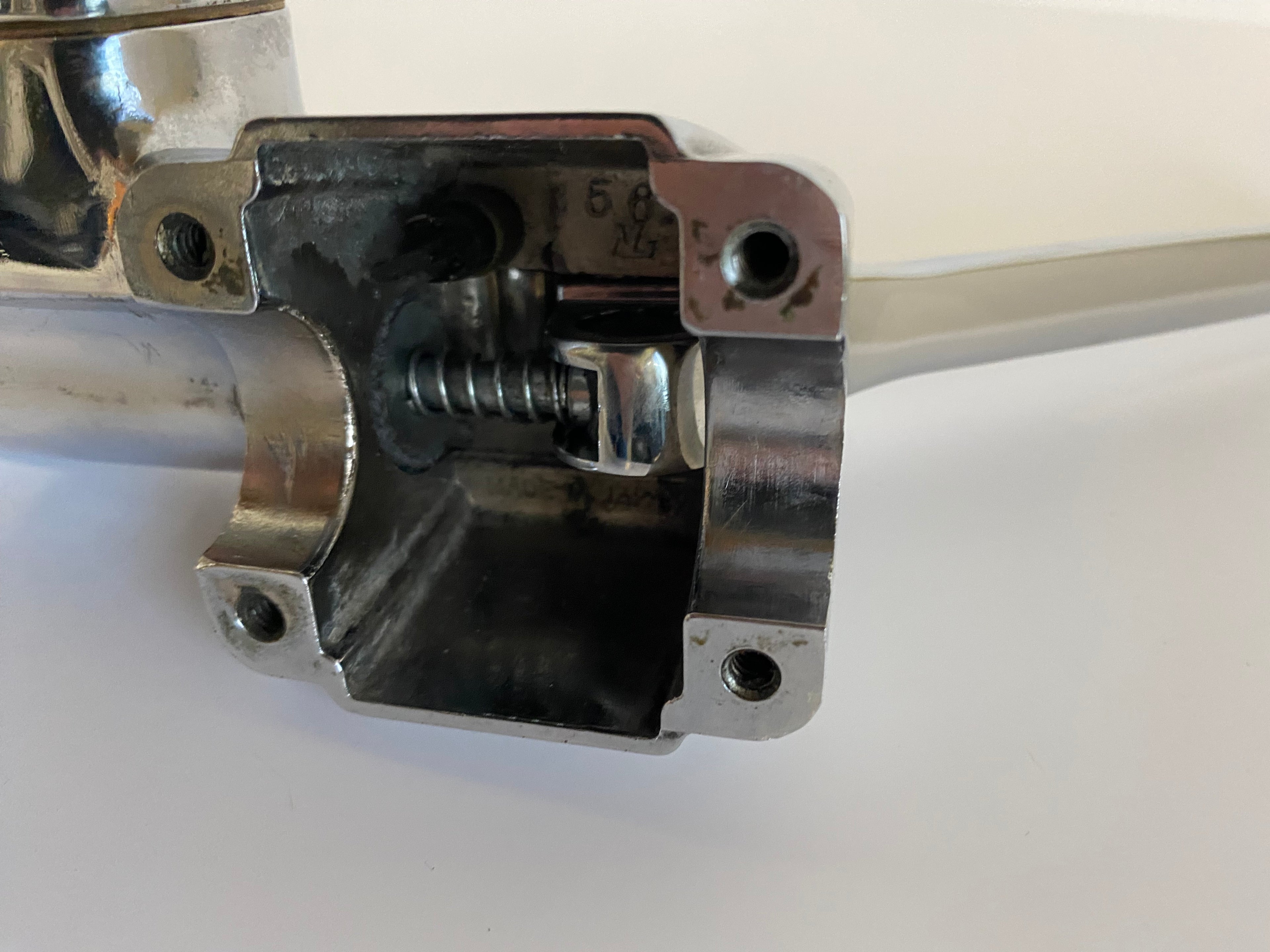 Maitre cylindre de frein avant chromé Shovelhead Harley Davidson REF 45010-73