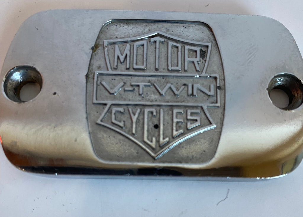 Couvercle de maitre cylindre de frein avant Shovelhead V-Twin chrome 72-81