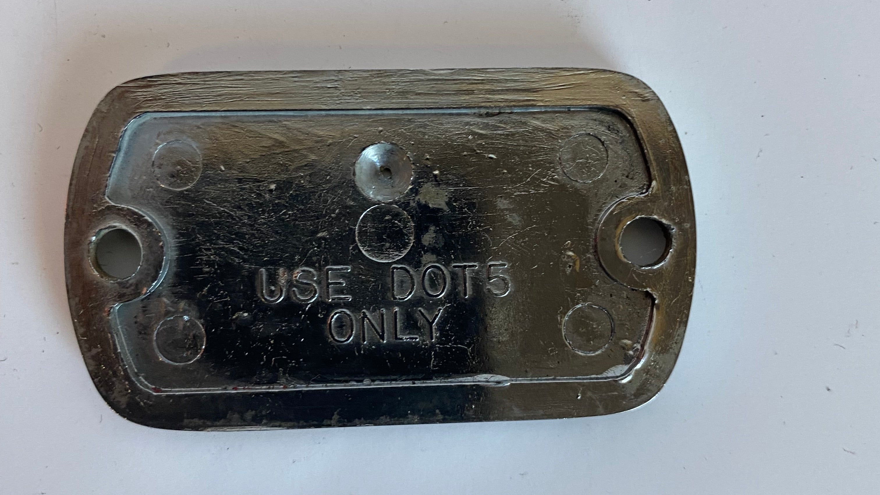 Couvercle de maitre cylindre de frein avant Shovelhead V-Twin chrome 72-81