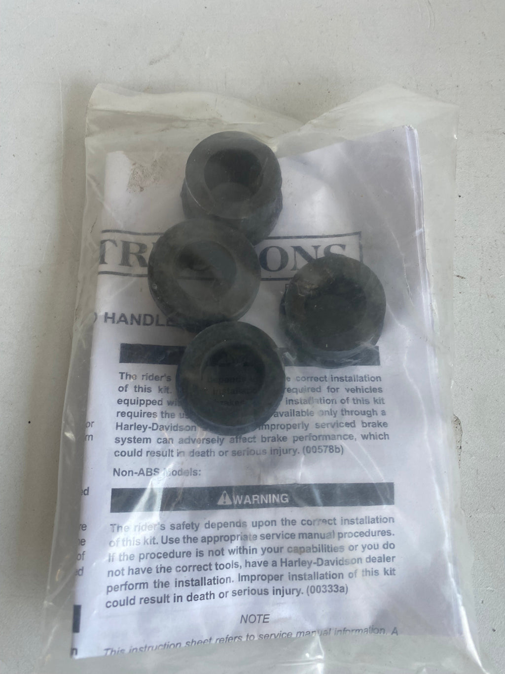 Kit de silents blocs risers Harley Davidson REF OEM 53156-86
