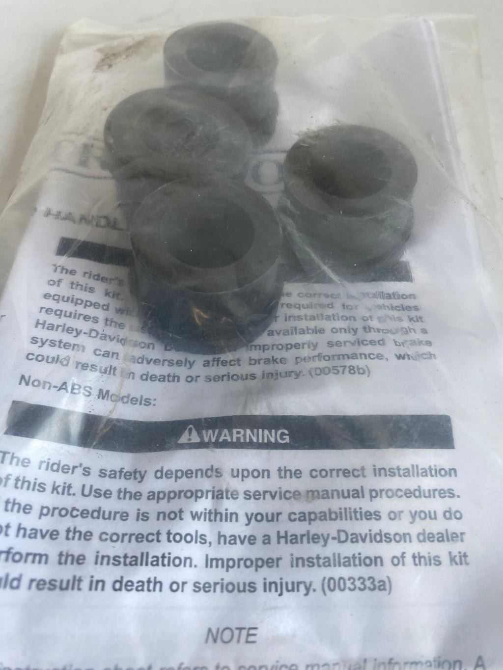 Kit de silents blocs risers Harley Davidson REF OEM 53156-86