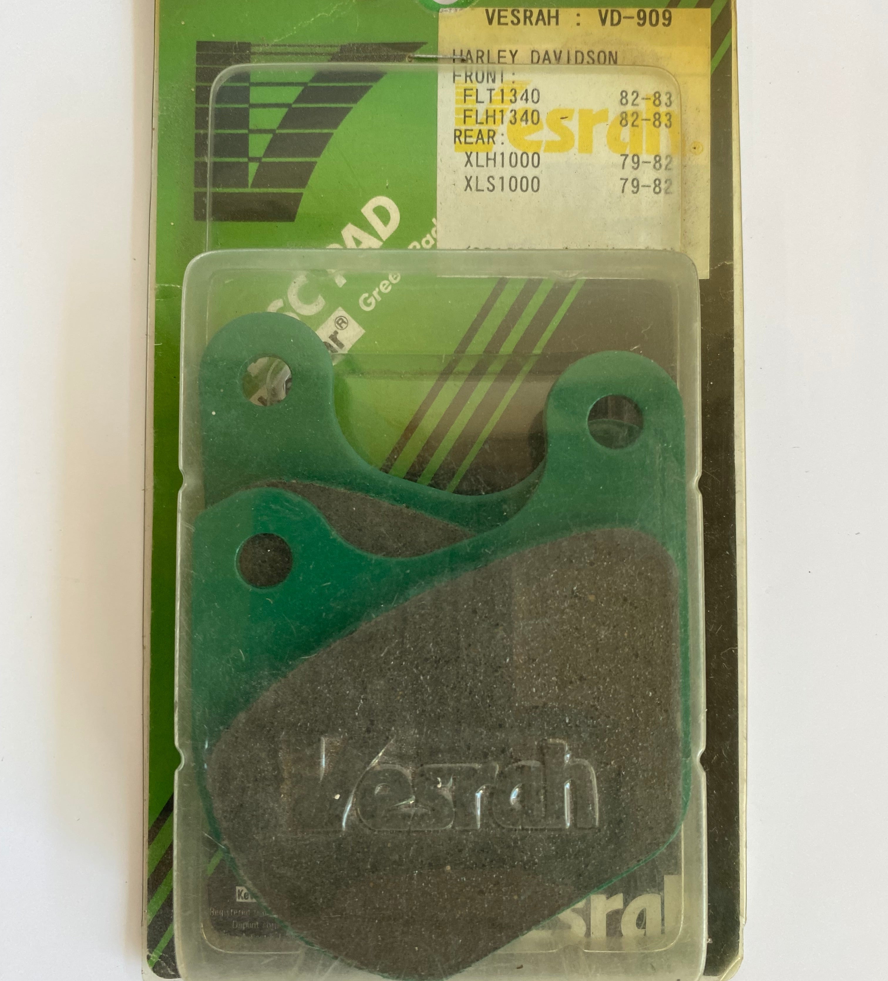 Jeu de plaquettes de frein avant Shovelhead & Sportster Harley Davidson REF OEM 44098-77