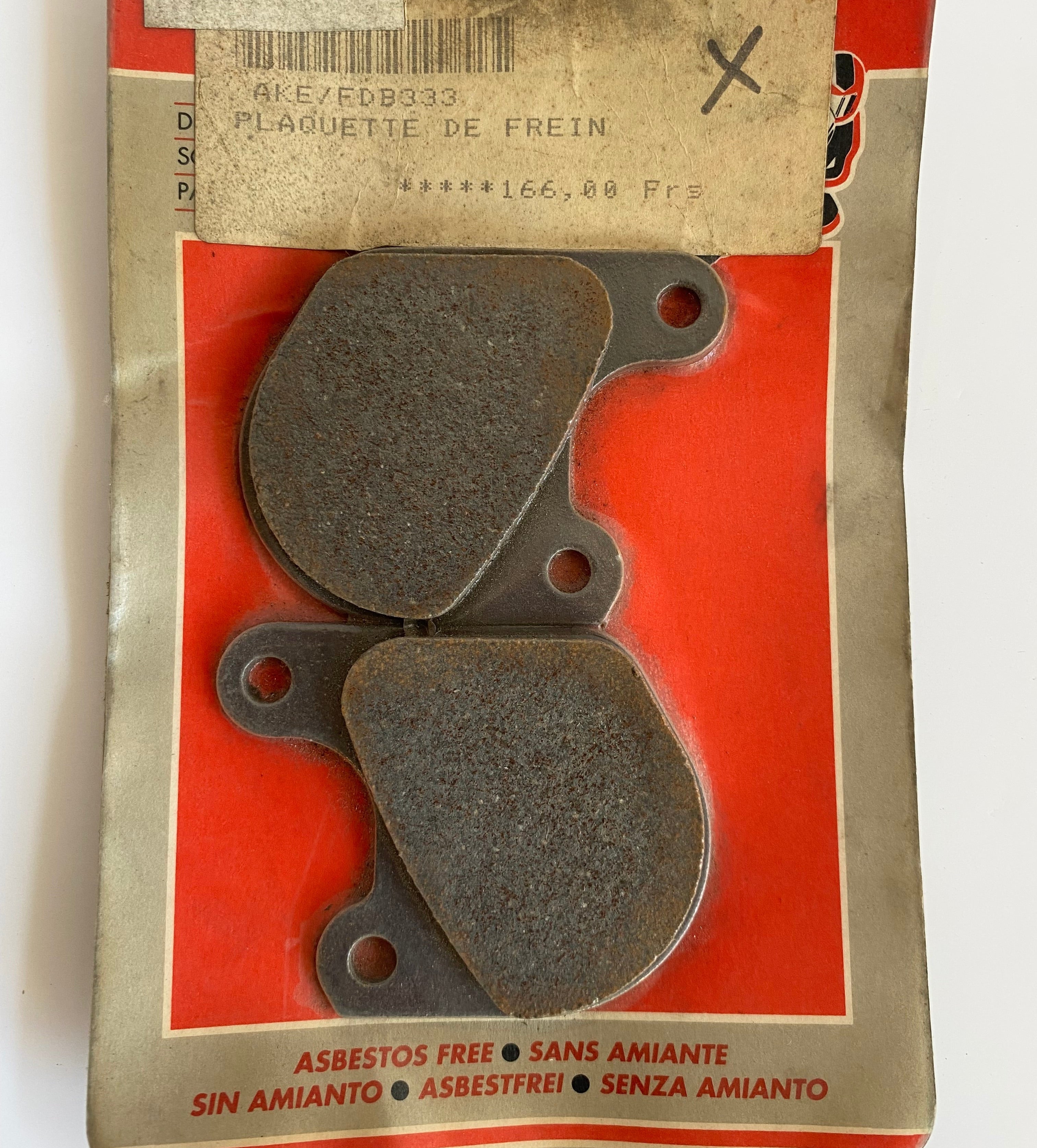 Jeu de plaquettes de frein avant Shovelhead & Sportster Harley Davidson REF OEM 44098-77