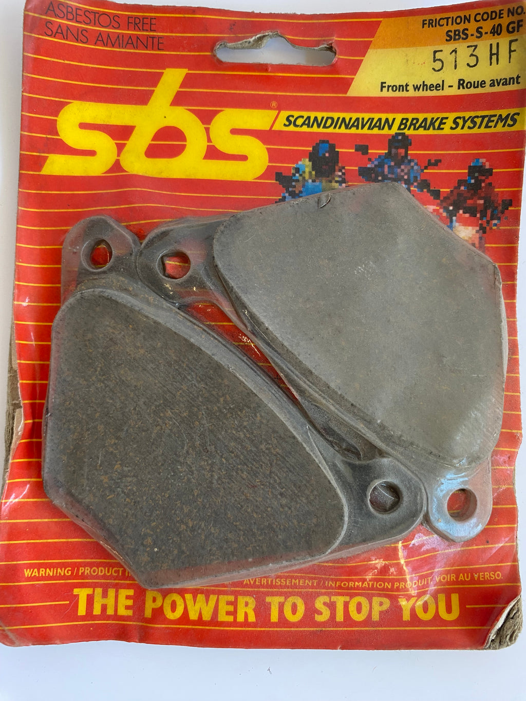 Jeu de plaquettes de frein SBS Harley Davidson REF OEM 44135-74A