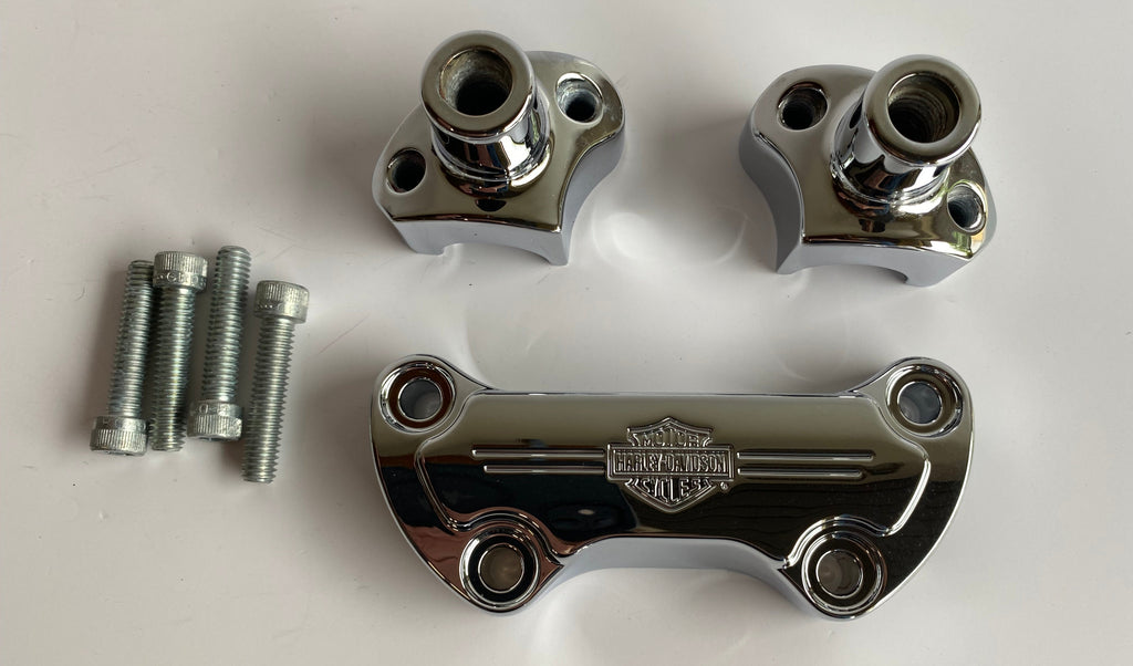 Chrome Risers Softail Harley Davidson REF OEM 46809-09