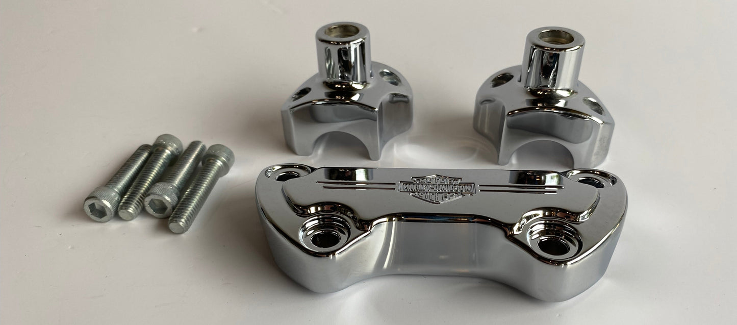 Risers chromés Softail Harley Davidson REF OEM 46809-09