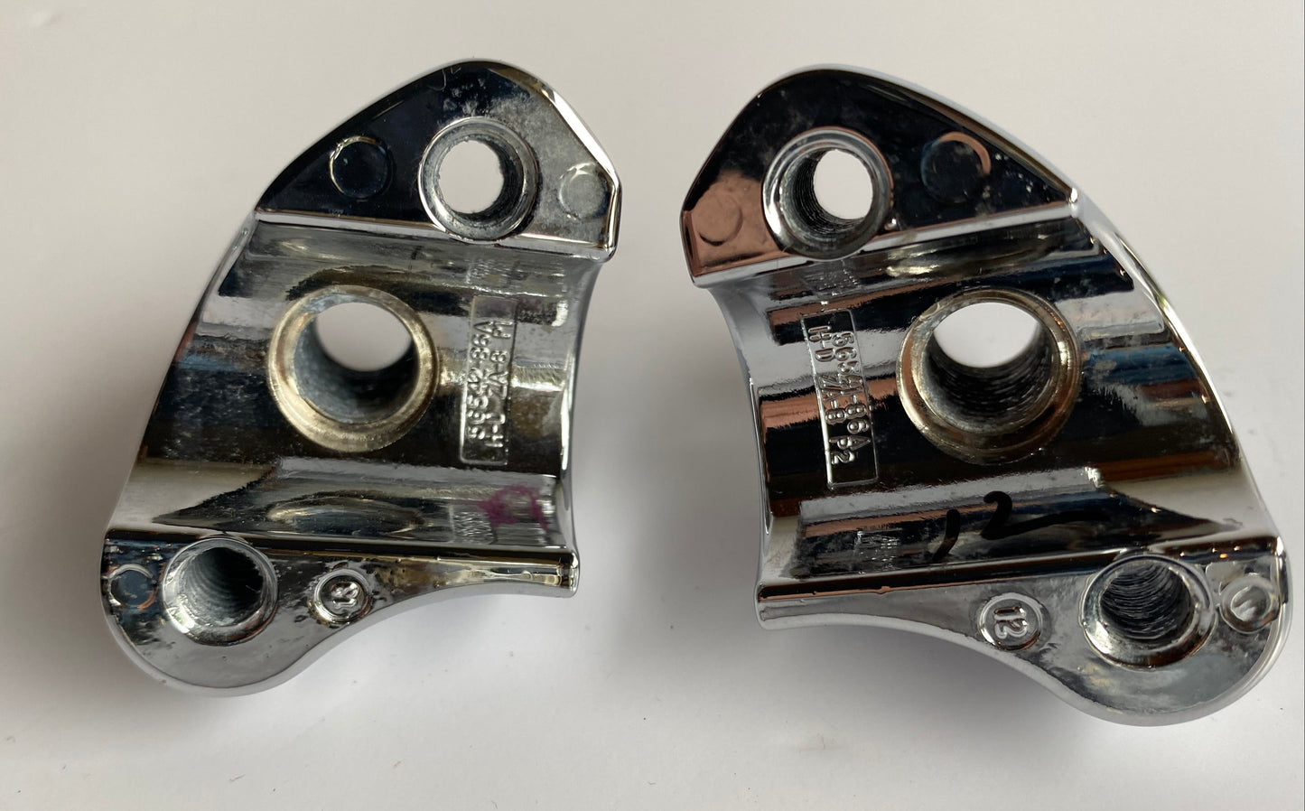 Risers chromés Softail Harley Davidson REF OEM 46809-09