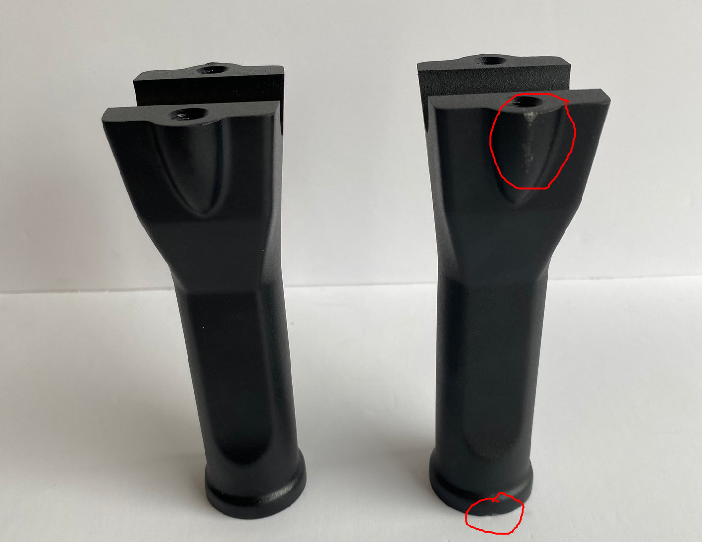 Risers 5.5 pouces noirs Softail Harley Davidson REF OEM 55800852
