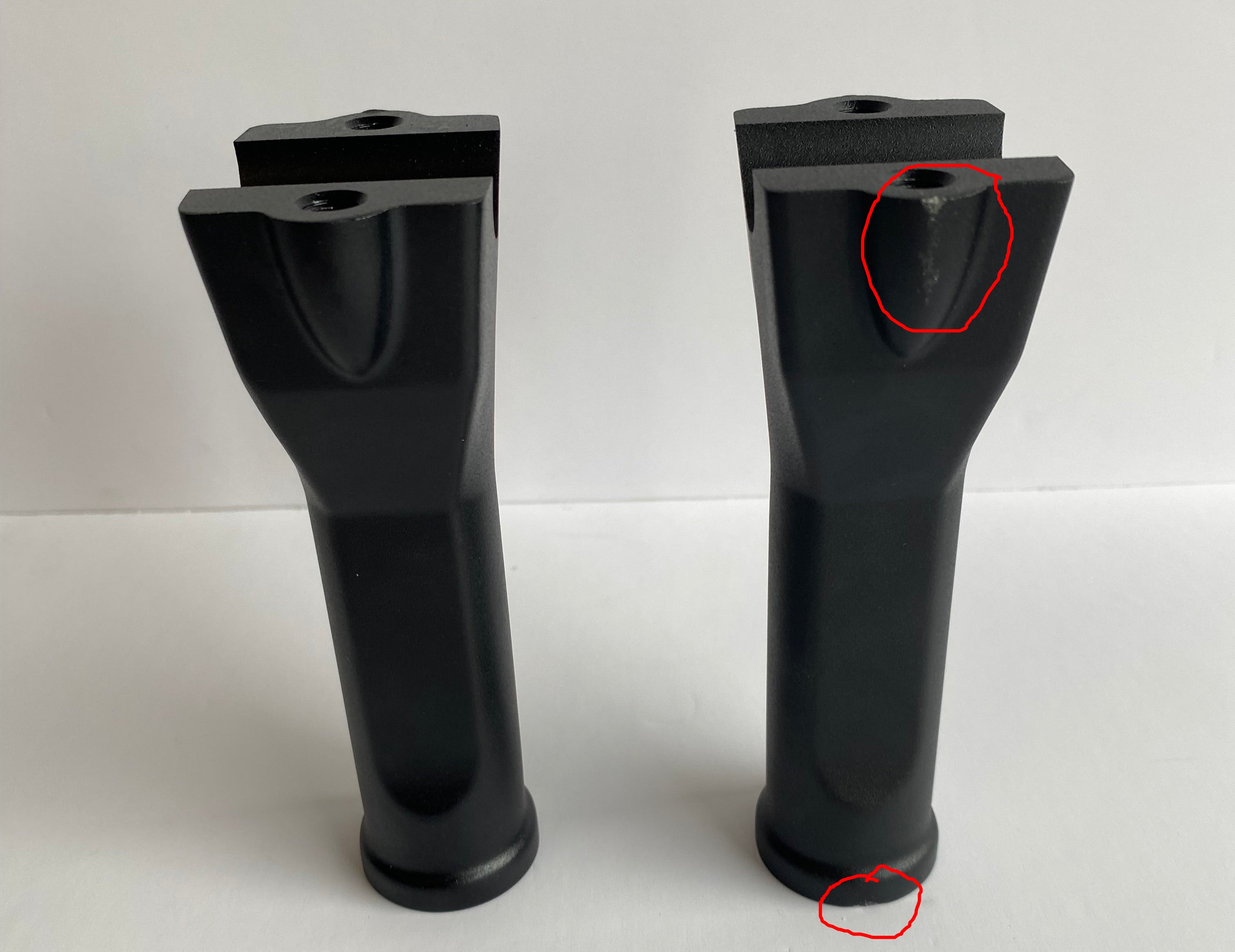 Risers 5.5 inches black Softail Harley Davidson REF OEM 55800852