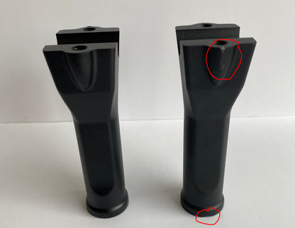 Risers 5.5 pouces noirs Softail Harley Davidson REF OEM 55800852