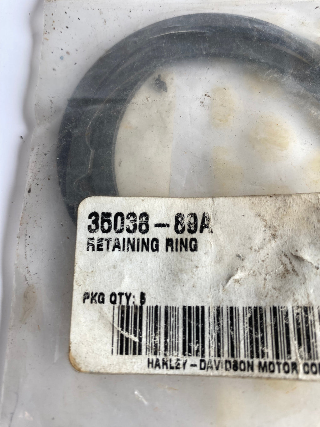 Circlip de roulement boite à vitesses Sportster Harley Davidson REF OEM 35038-89A