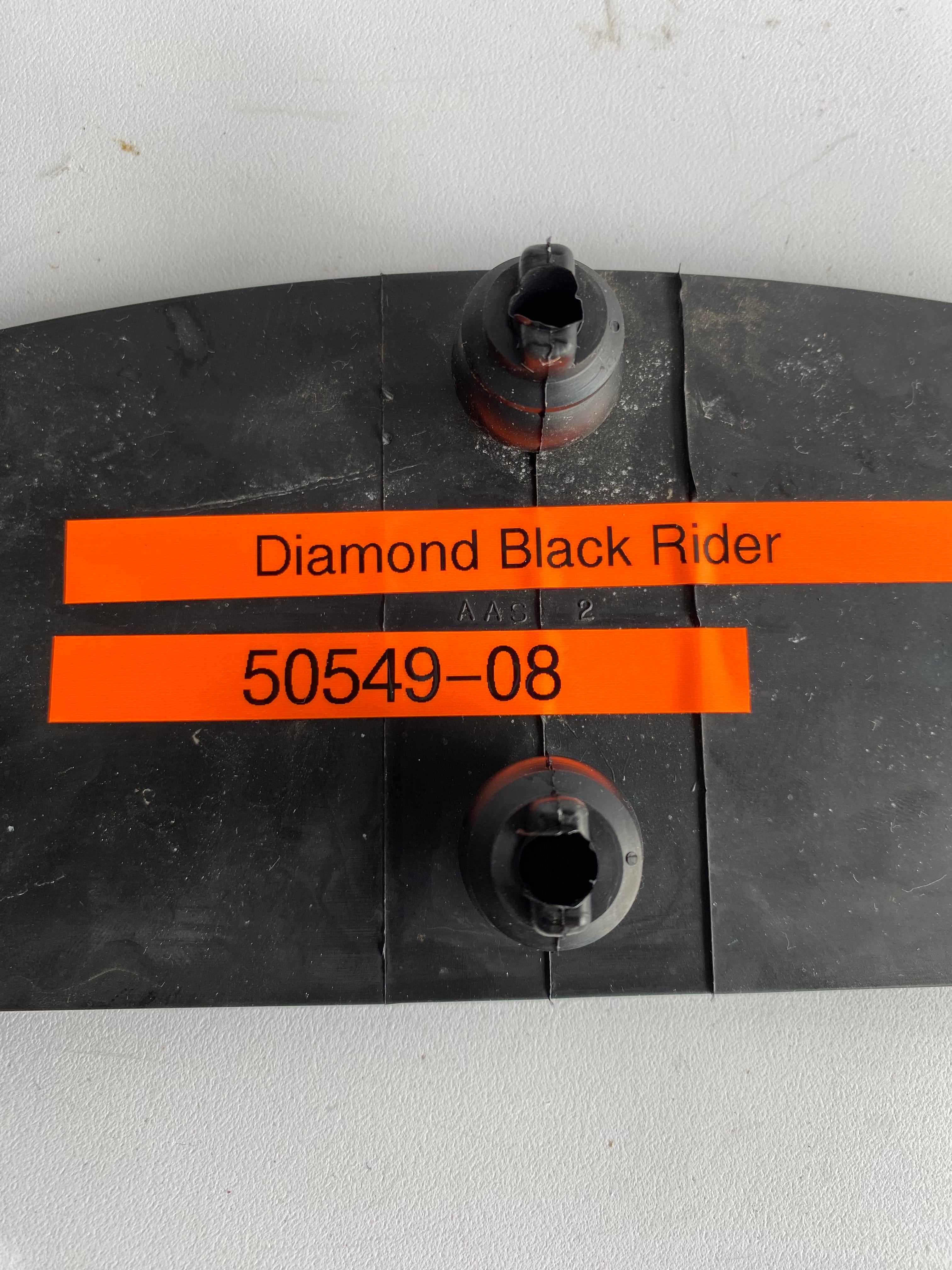 Inserts de marches pieds Collection Diamond Black Rider Harley Davidson REF 50549-08