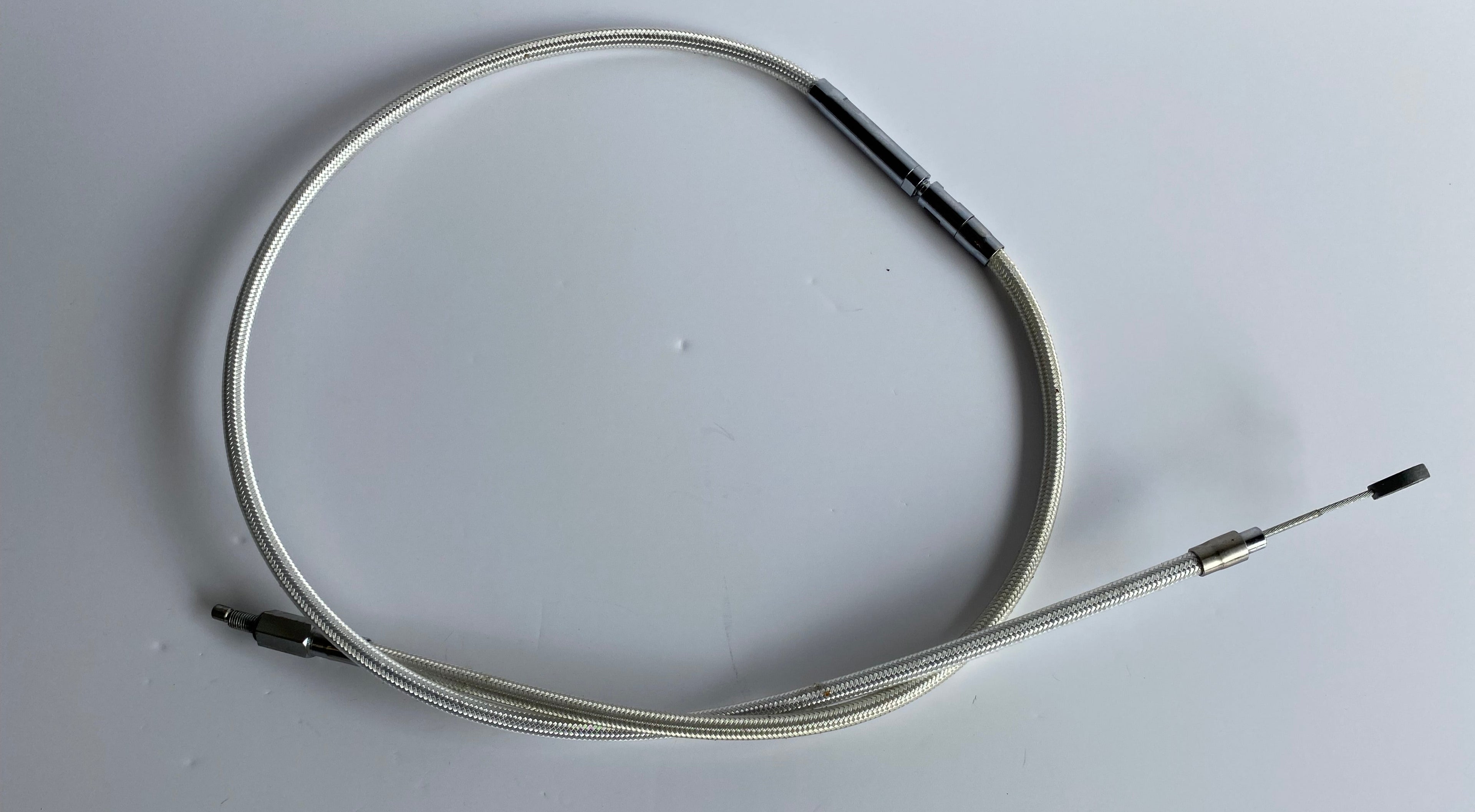 56 inch Magnum Harley Davidson Stainless Steel Clutch Cable REF OEM 38665-07