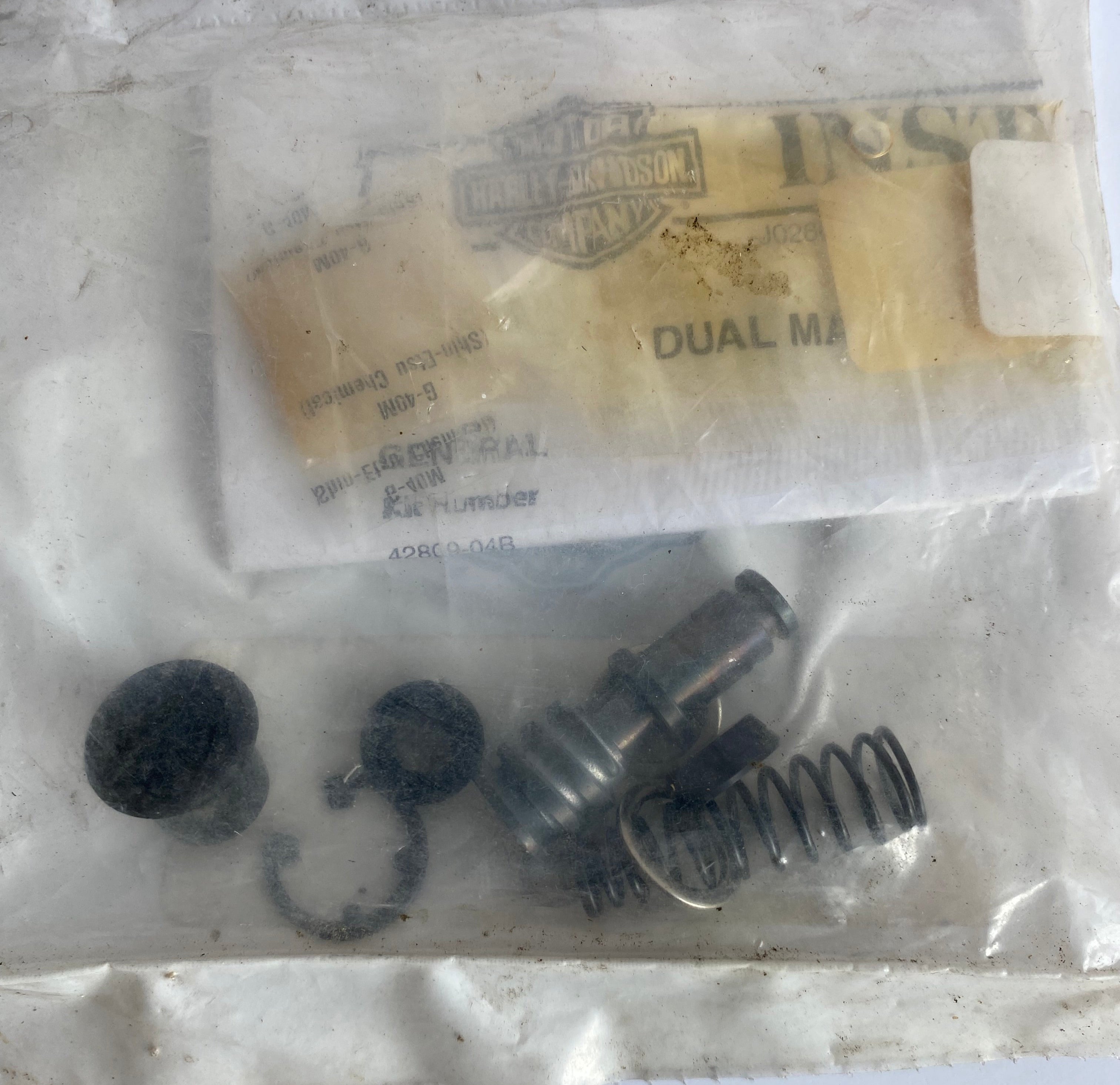 Harley Davidson Dual Front Master Cylinder Repair Kit REF OEM 42809-04B
