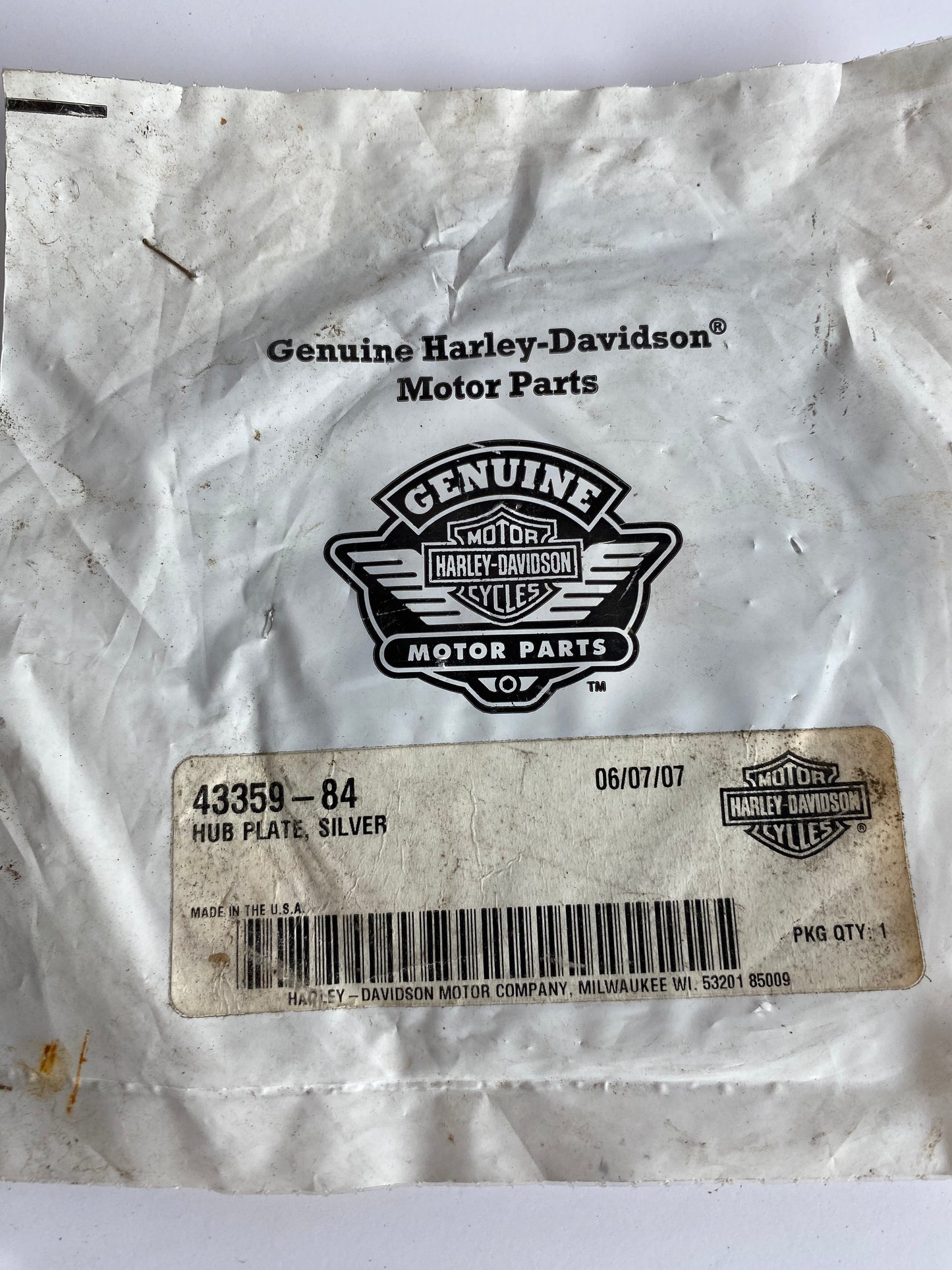 Cale de disque de frein avant Harley Davidson REF OEM 43359-84