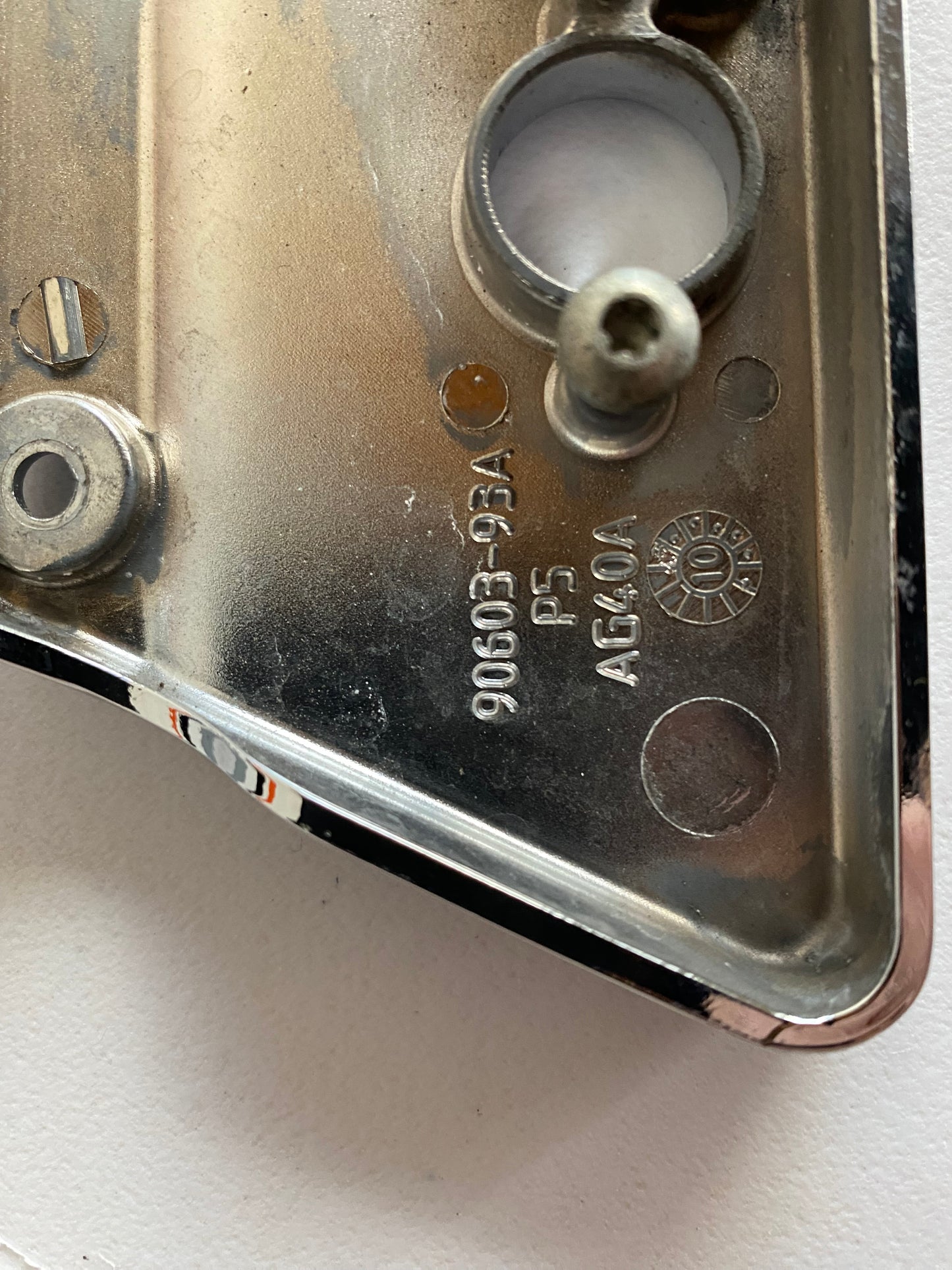 Cover charnière sacoche gauche Harley Davidson REF OEM :90603-93A
