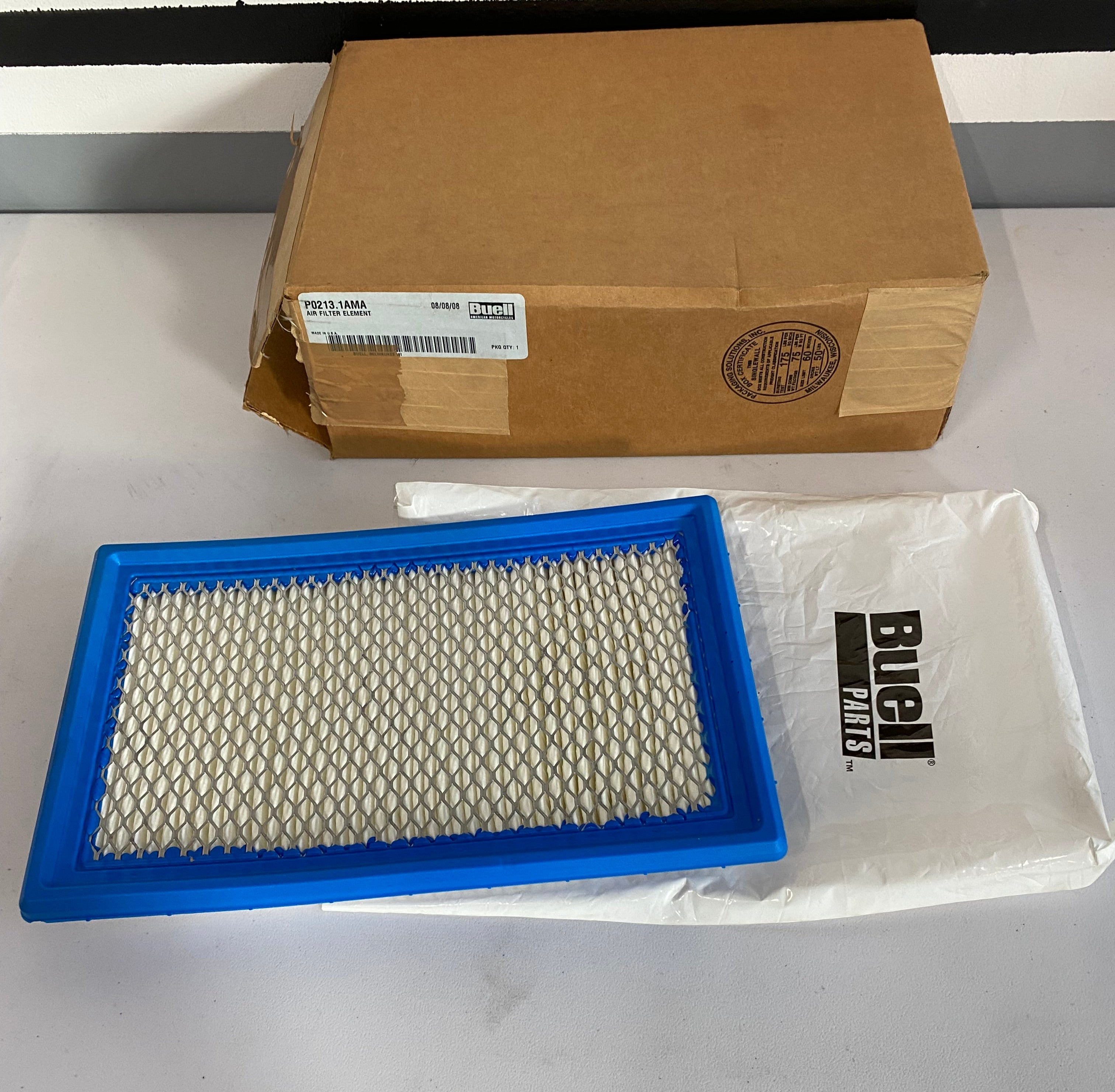 BUELL Air Filter OEM REF: P0213.1AMA
