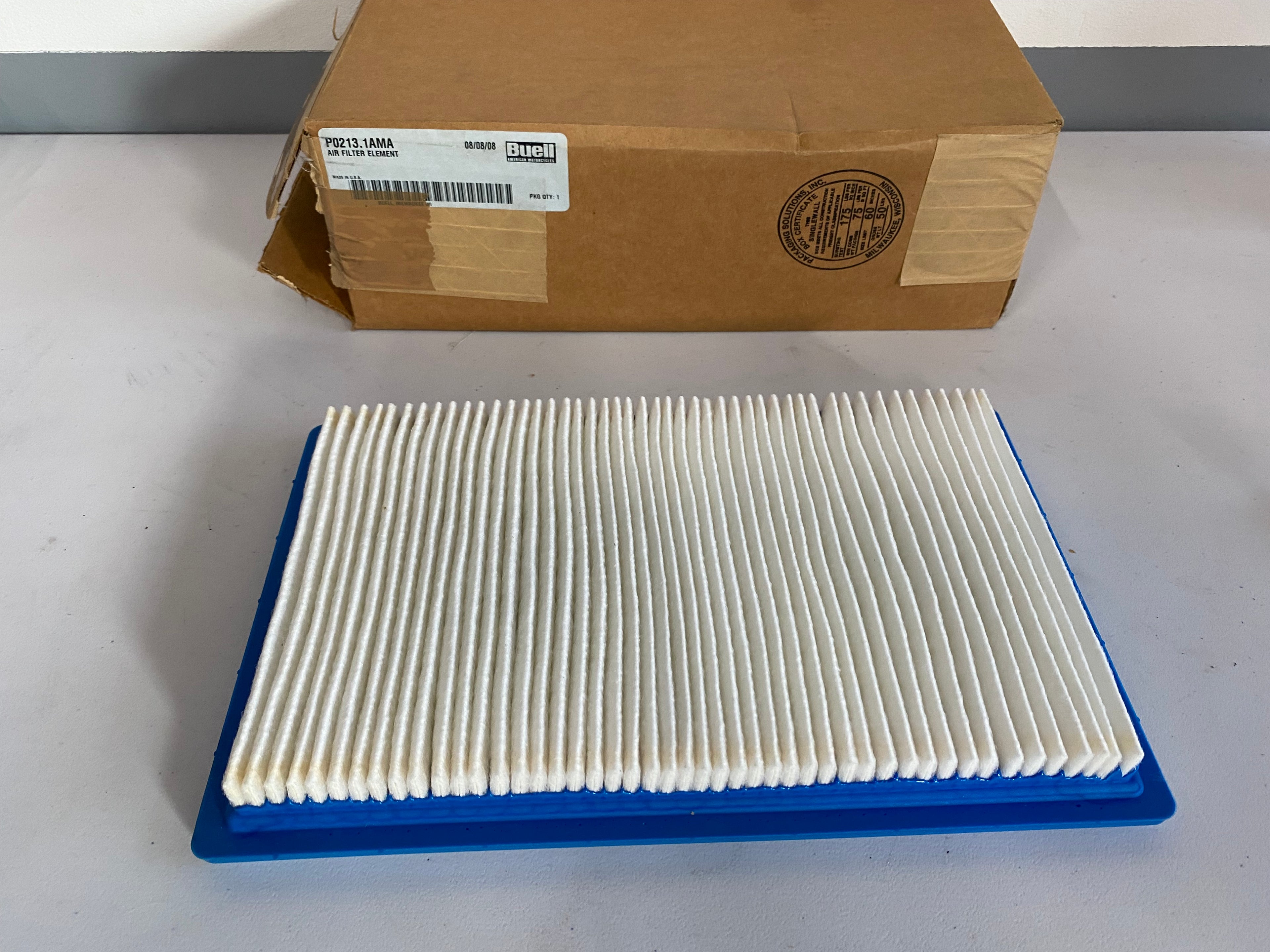 BUELL Air Filter OEM REF: P0213.1AMA