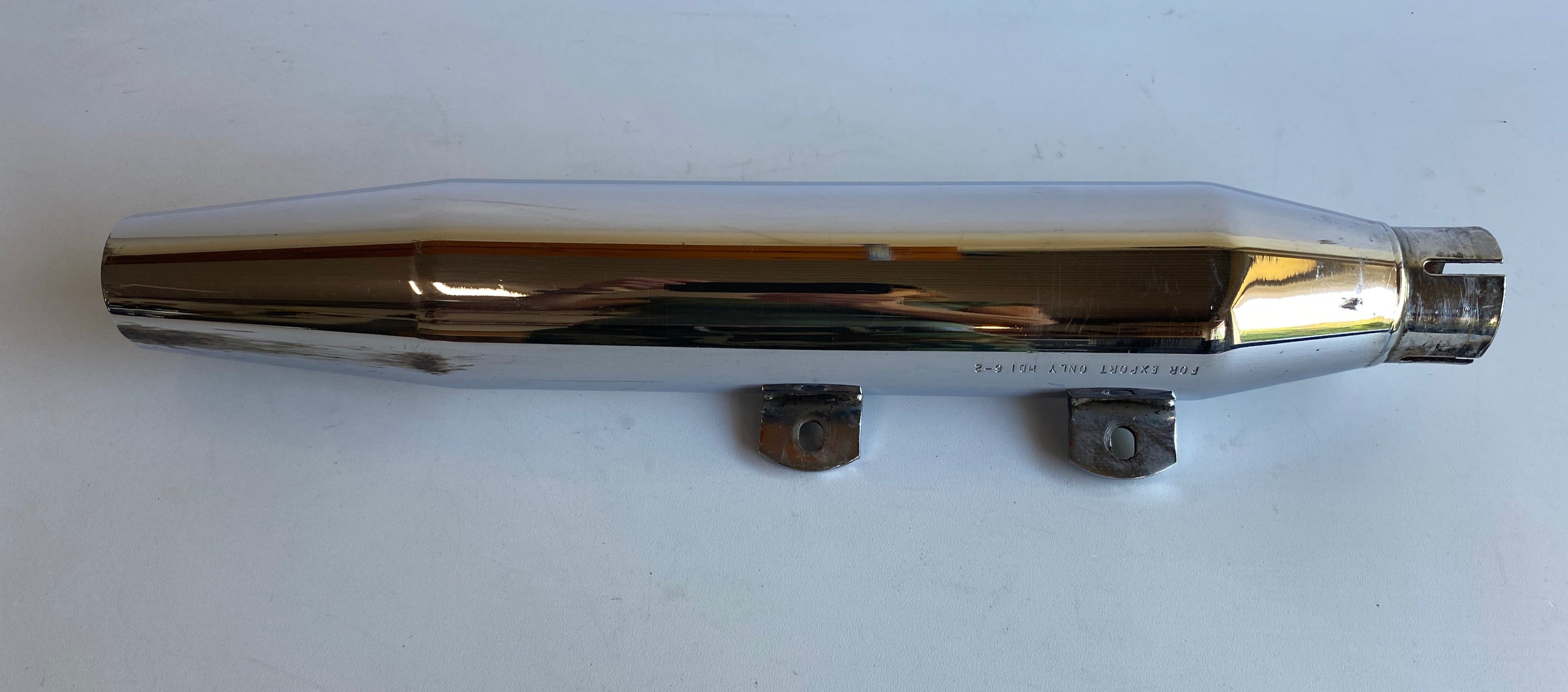 Softail Rear Muffler 1989 &amp; 1990 Harley Davidson REF OEM 65382-89A