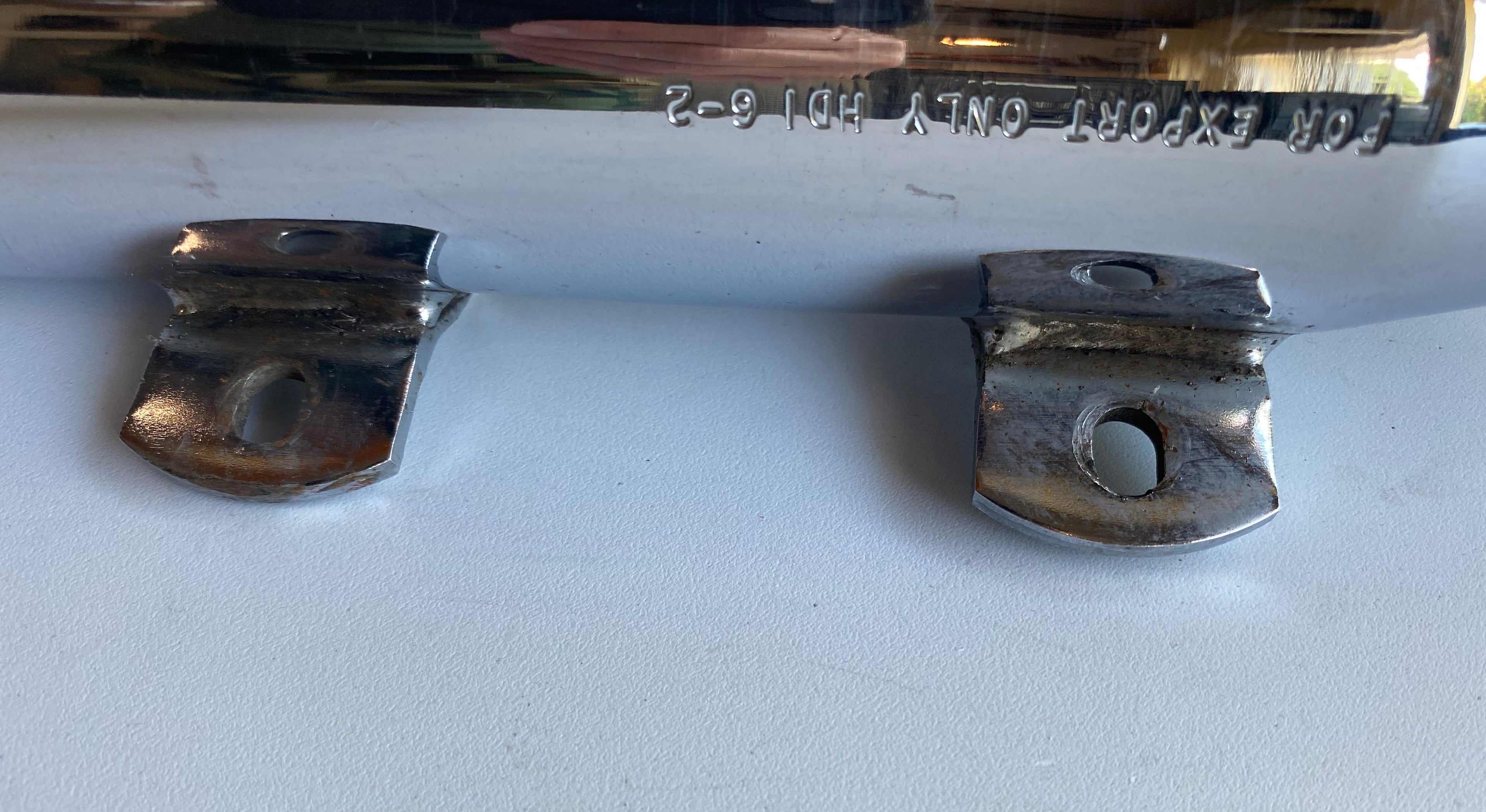 Softail Rear Muffler 1989 &amp; 1990 Harley Davidson REF OEM 65382-89A