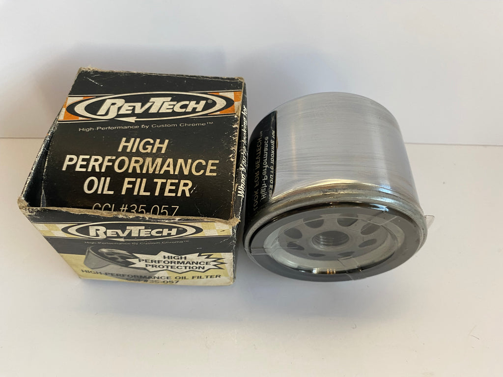 Filtre à huile chrome Shovelhead Harley Davidson REF OEM : 63782-80T