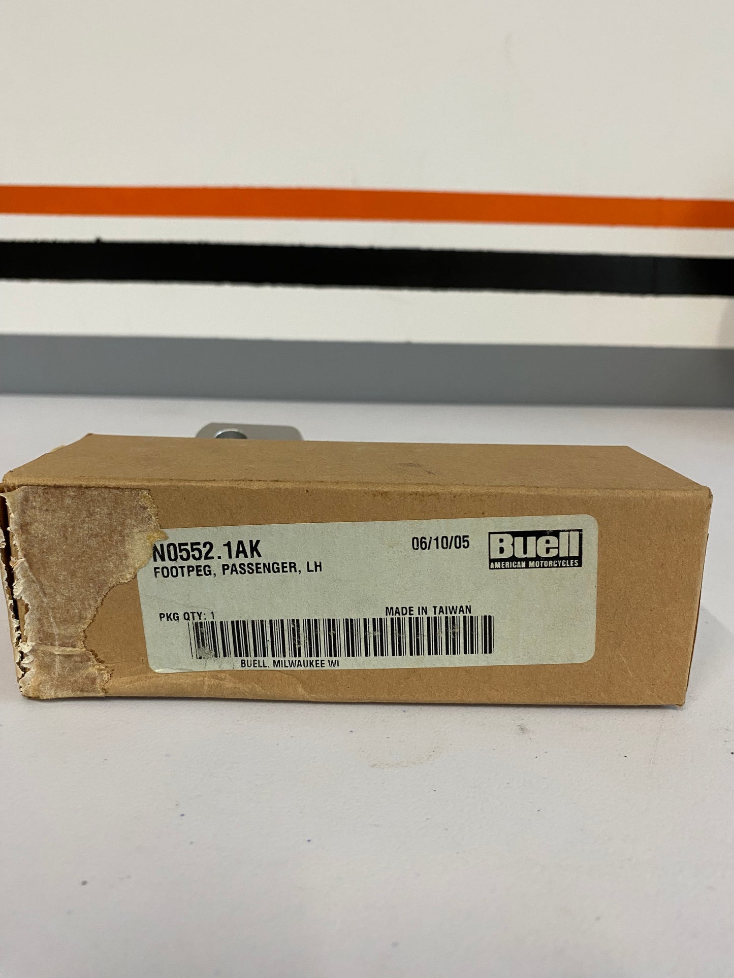 Cale pied passager gauche BUELL REF OEM : N0552.1AK