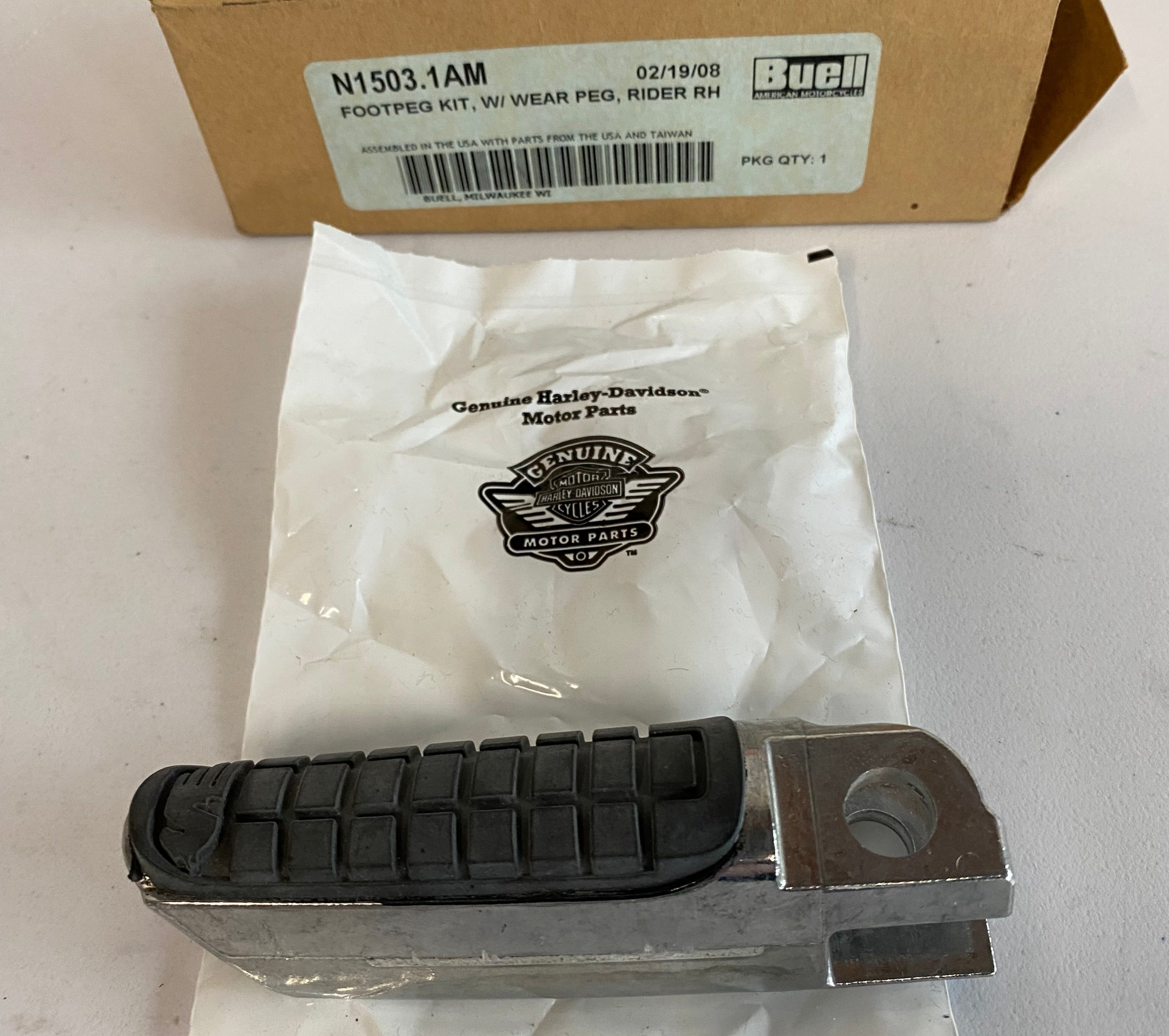 BUELL Rechte Fahrerfußstütze OEM-Referenz: N1503.1AM