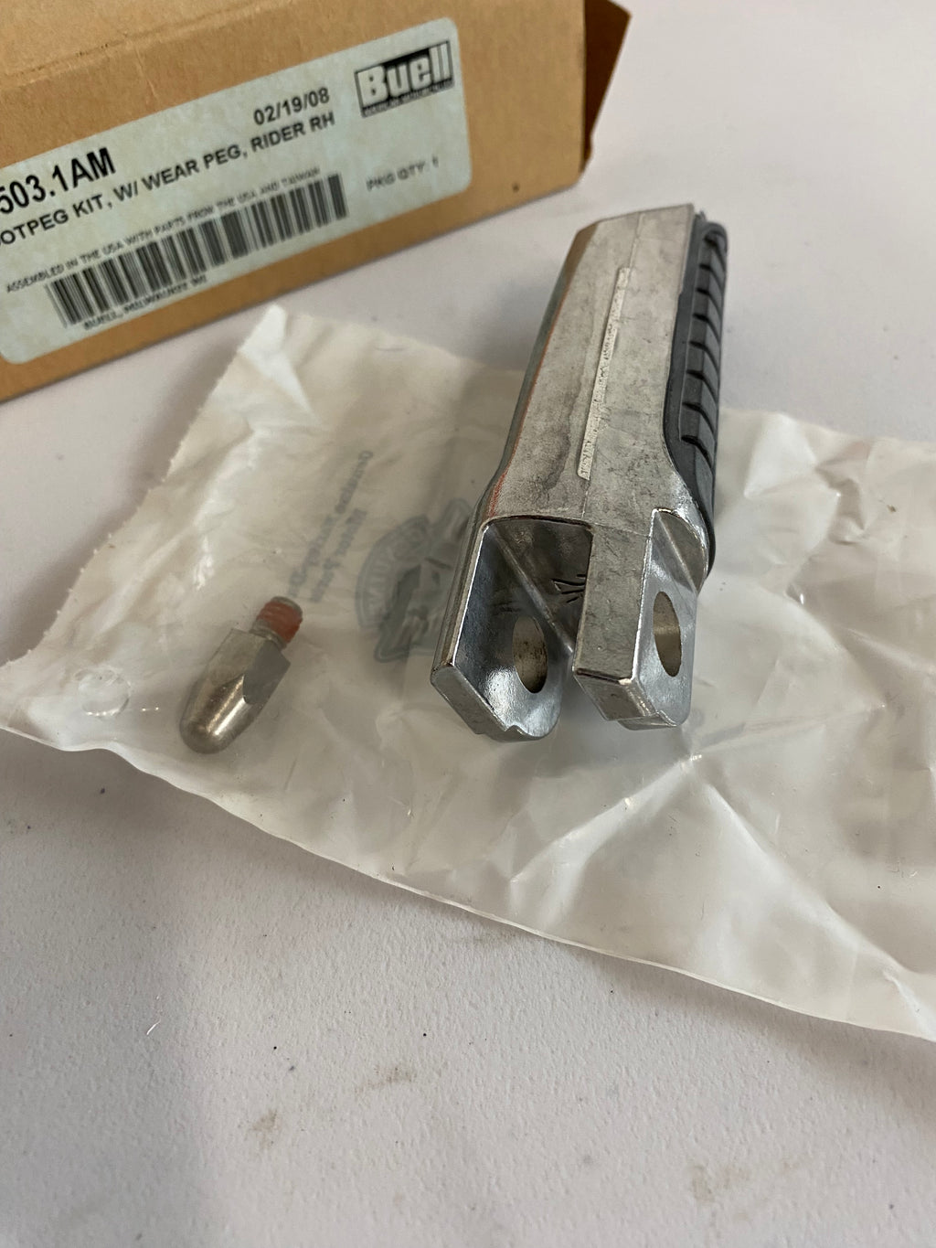 BUELL Right Driver Footrest OEM REF: N1503.1AM
