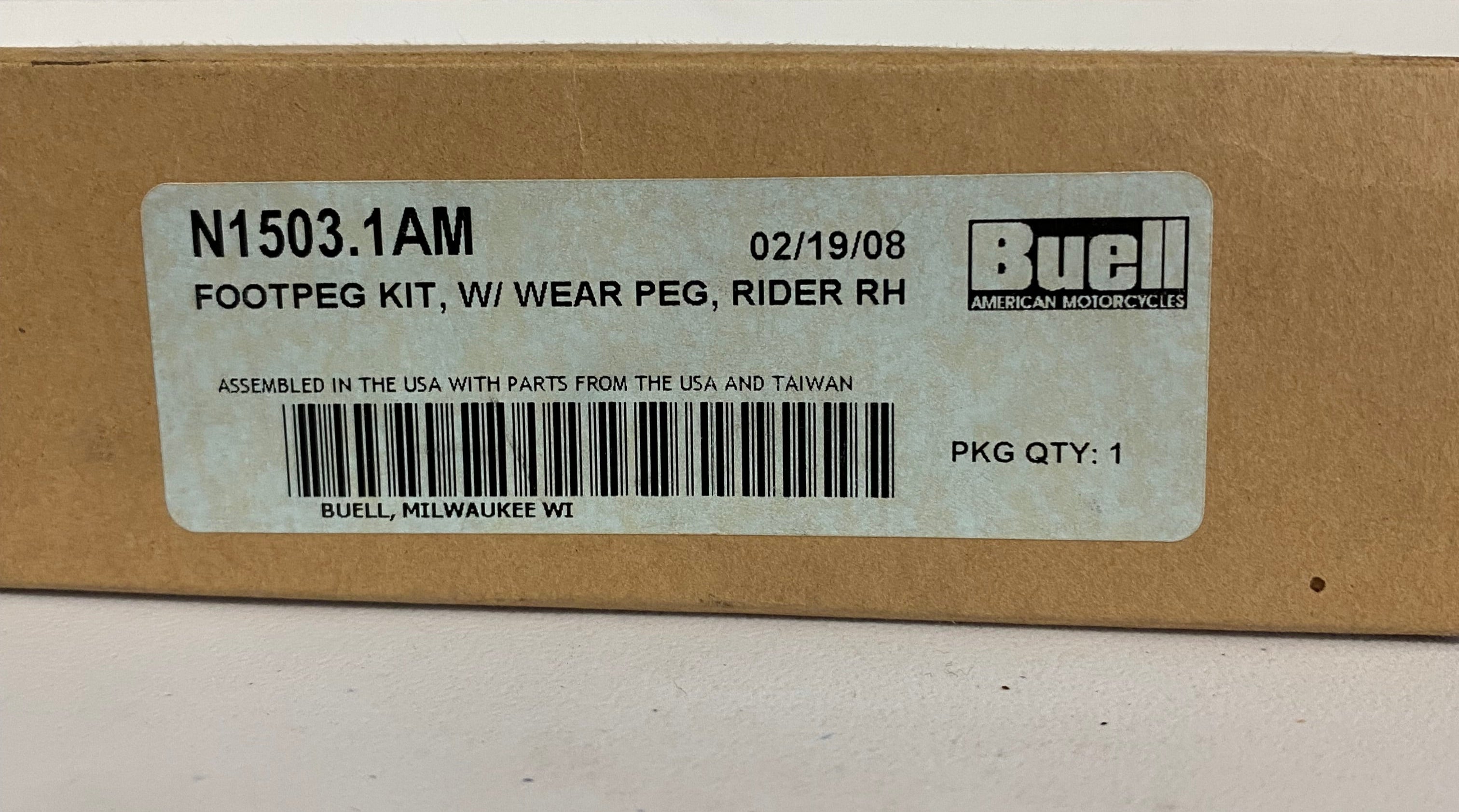 BUELL Rechte Fahrerfußstütze OEM-Referenz: N1503.1AM