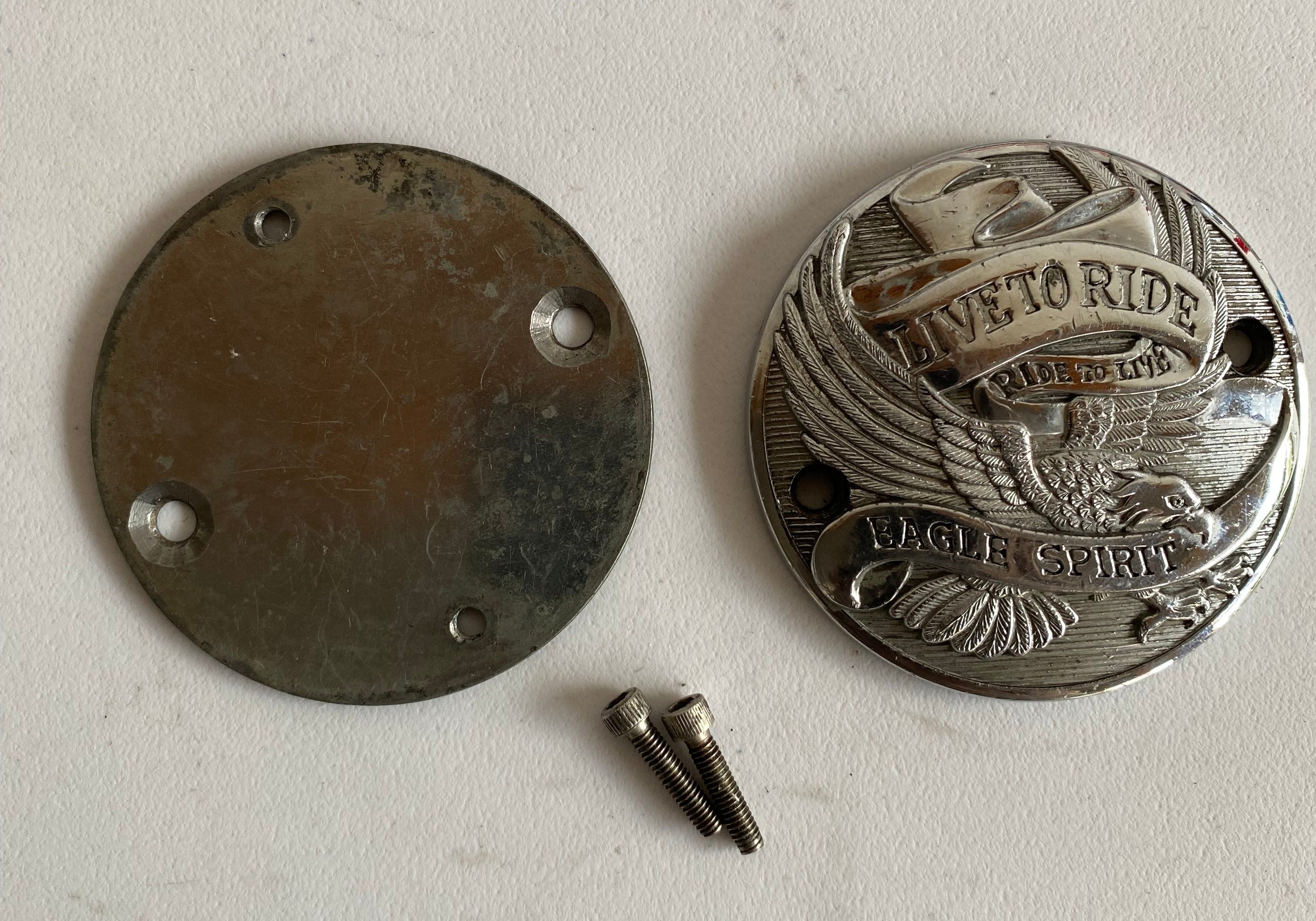 Timer cover LIVE TO RIDE Harley Davidson