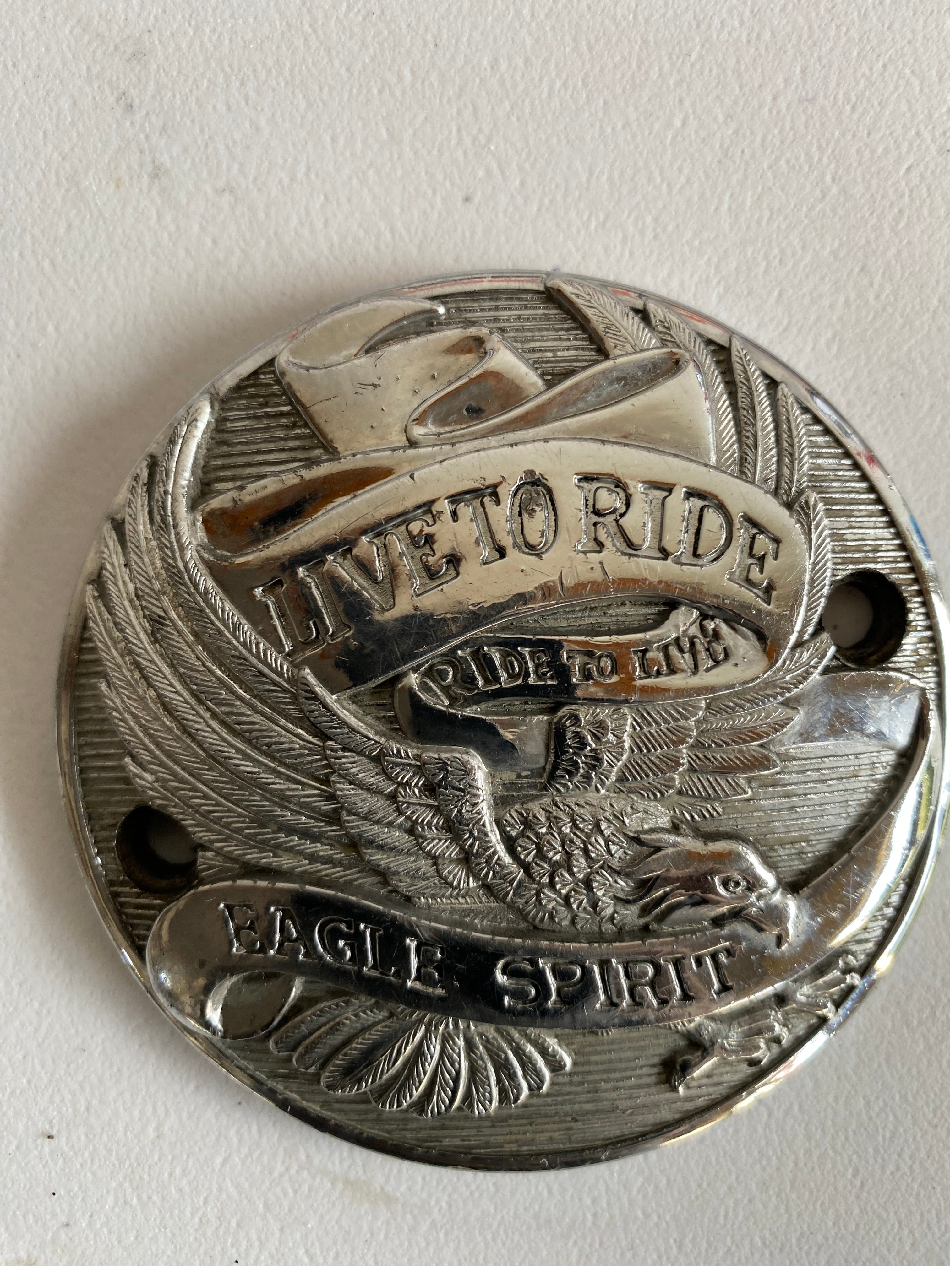 Timer cover LIVE TO RIDE Harley Davidson