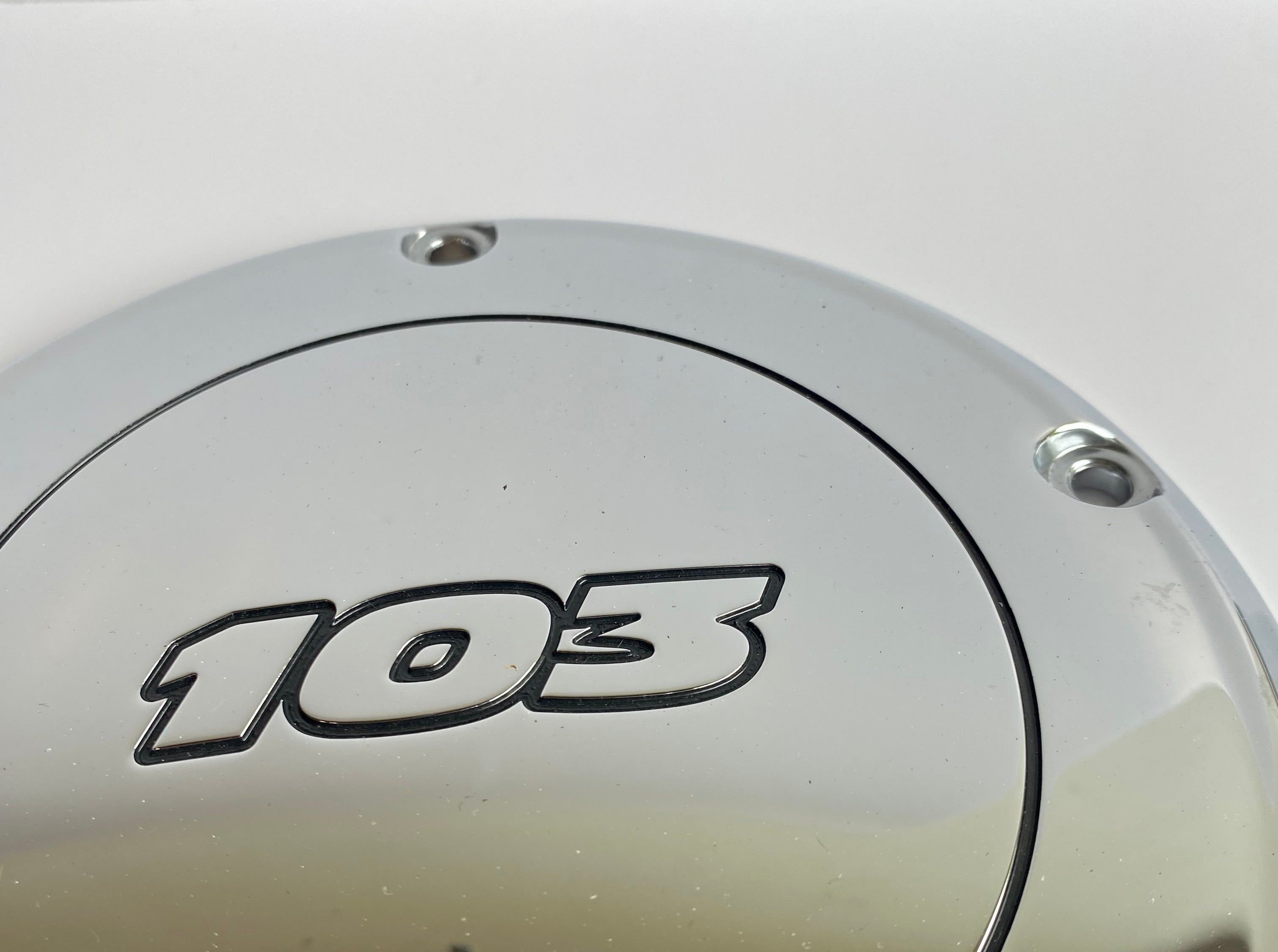Derby cover chromé 103 Harley Davidson REF OEM 25700037