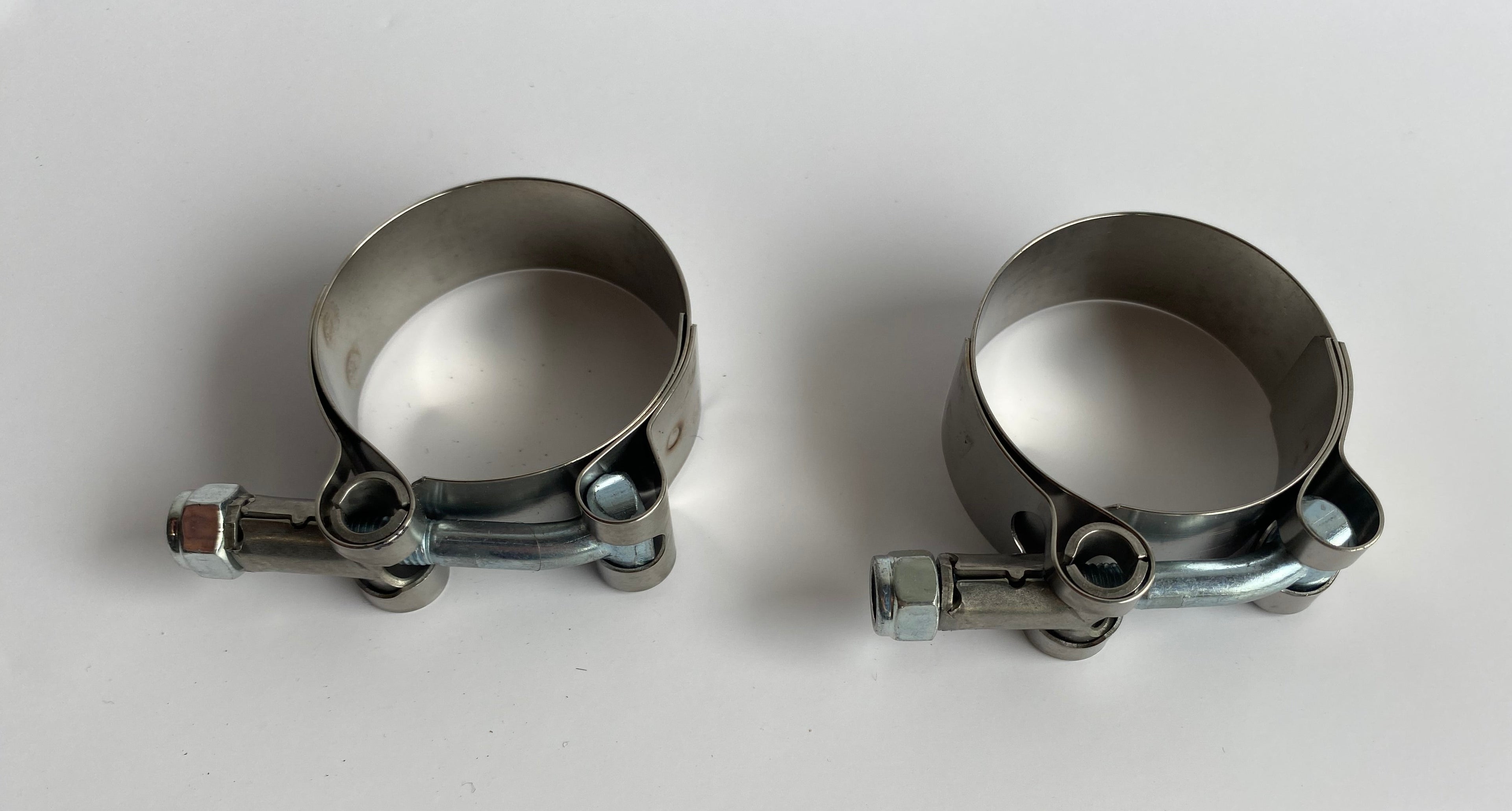 Harley Davidson Supertrapp Exhaust Muffler Clamp Set REF 010-7583
