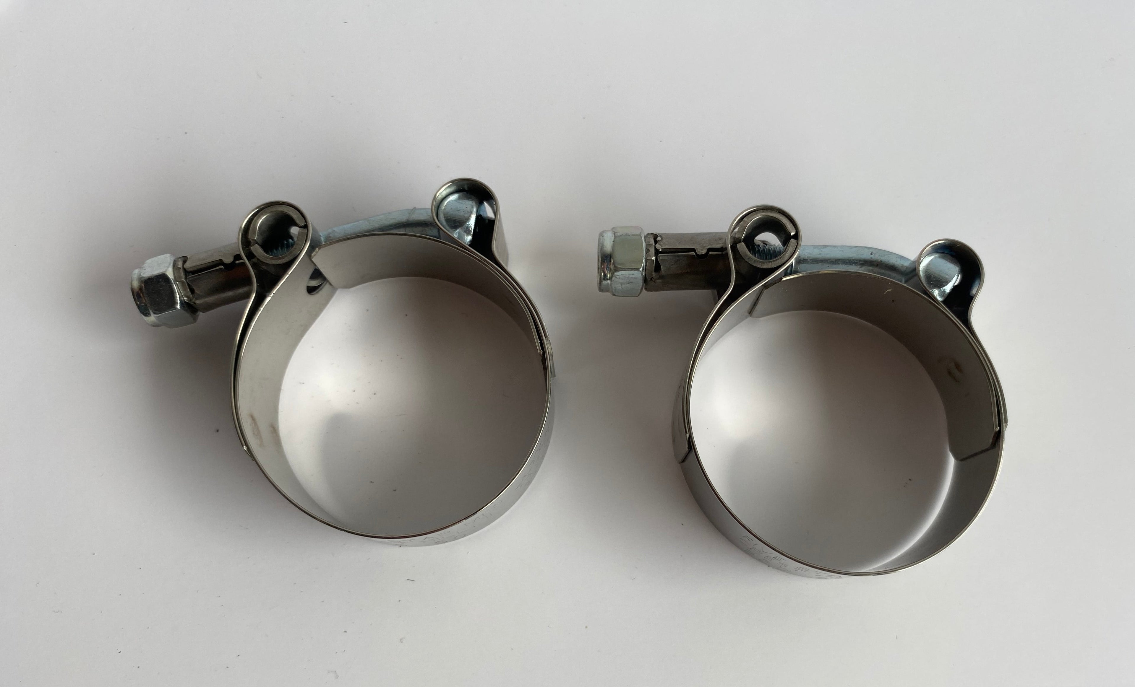 Harley Davidson Supertrapp Exhaust Muffler Clamp Set REF 010-7583
