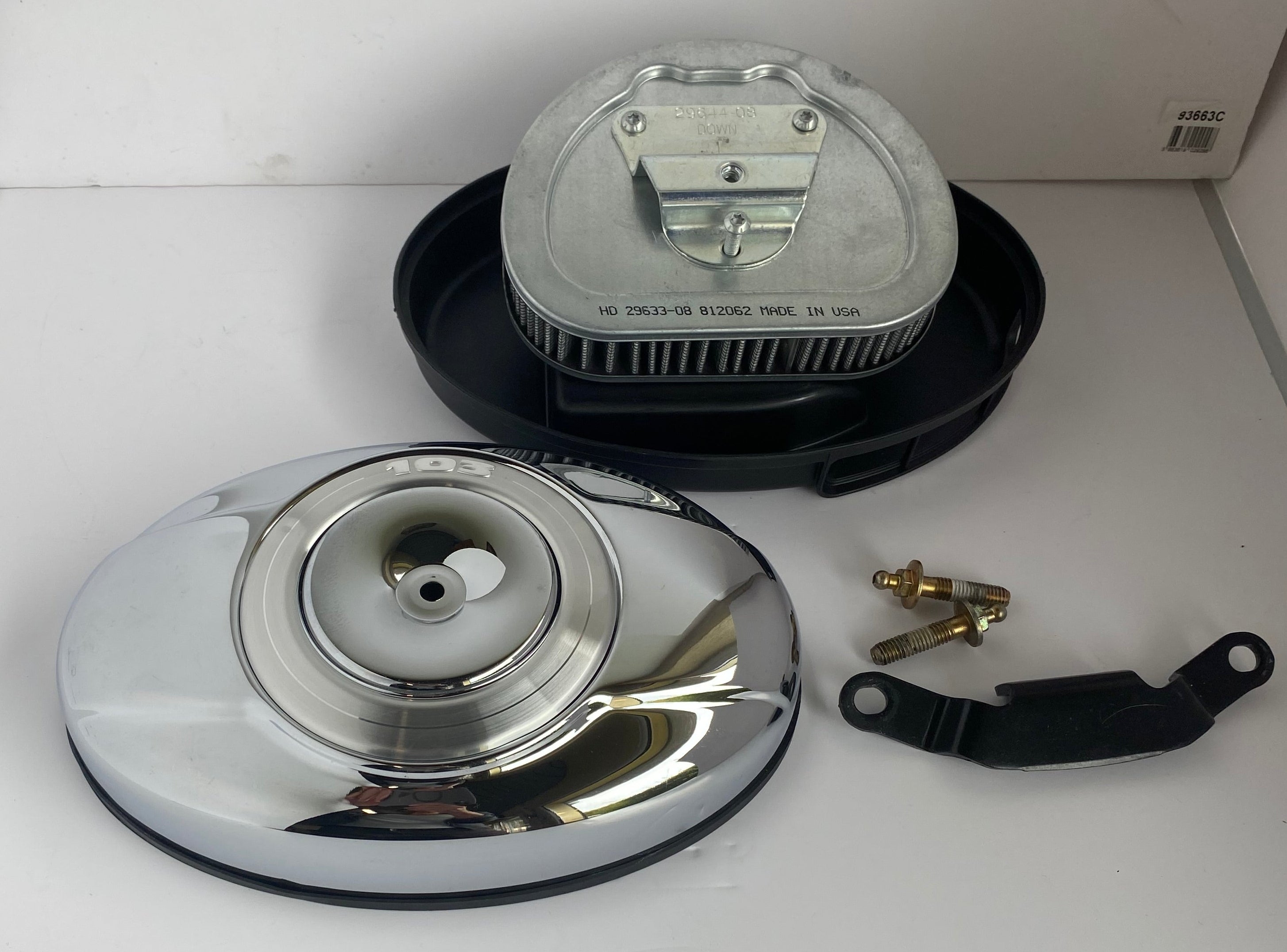 Filtre à air complet 103 E-Throttle Touring Harley Davidson 29630-08A & 29121-07