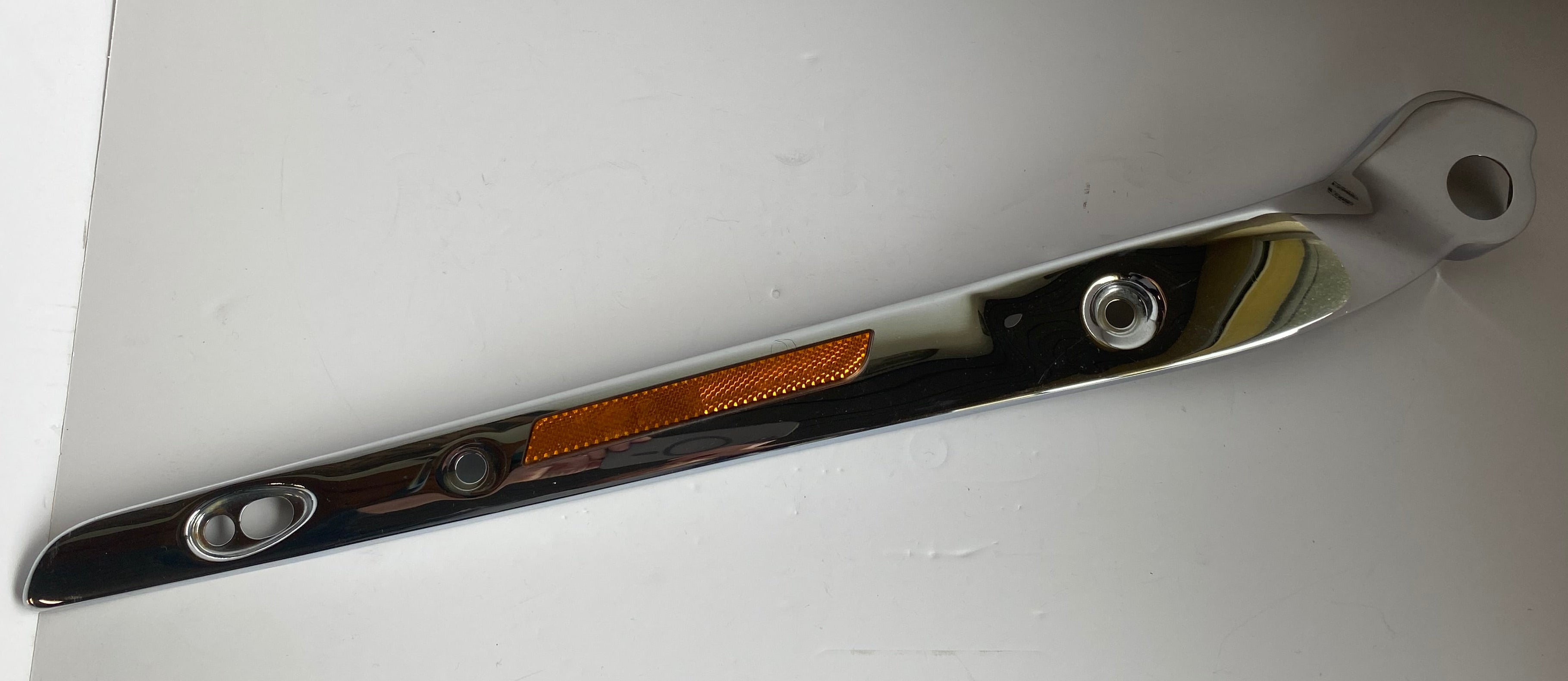 Sabre chromé gauche Dyna Fat Bob Harley Davidson REF OEM 59281-08